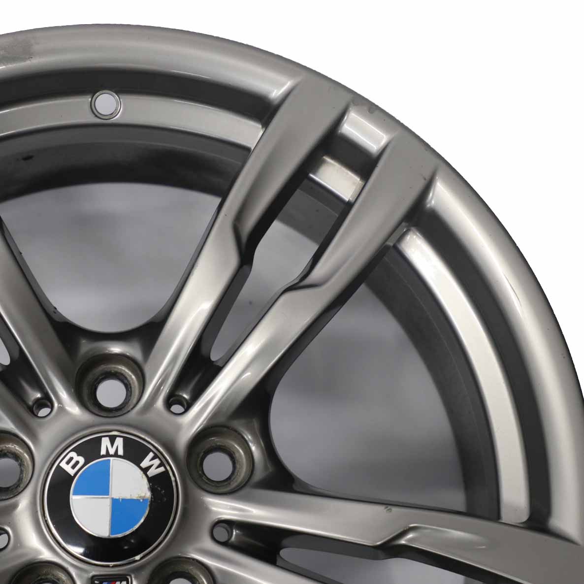 BMW F30 F32 Ferric Grey Light Alloy Wheel Rim 18" M Double Spoke 441 8,5J ET:47