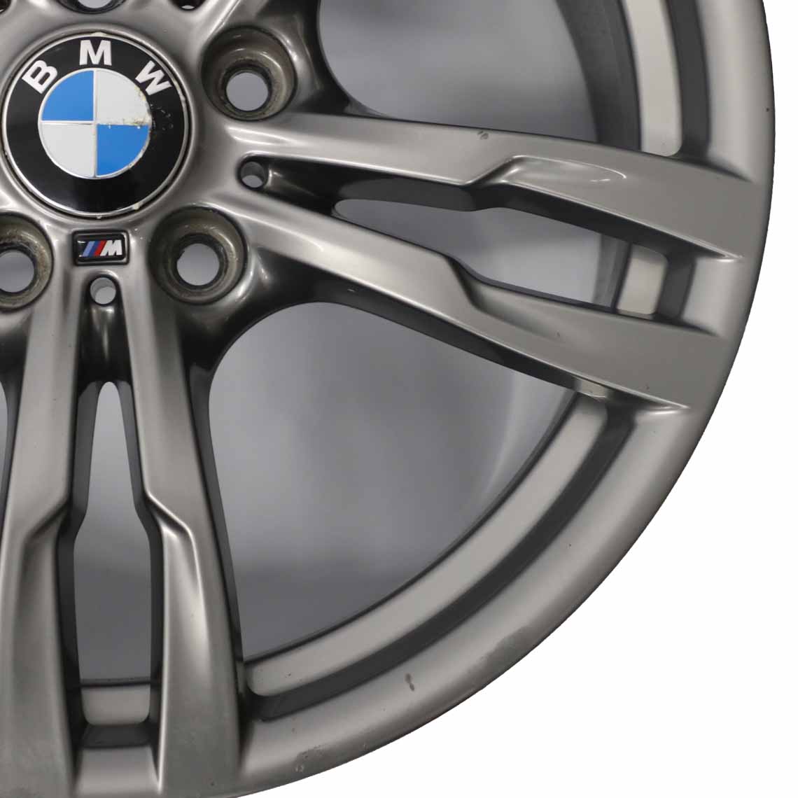 BMW F30 F32 Ferric Grey Light Alloy Wheel Rim 18" M Double Spoke 441 8,5J ET:47