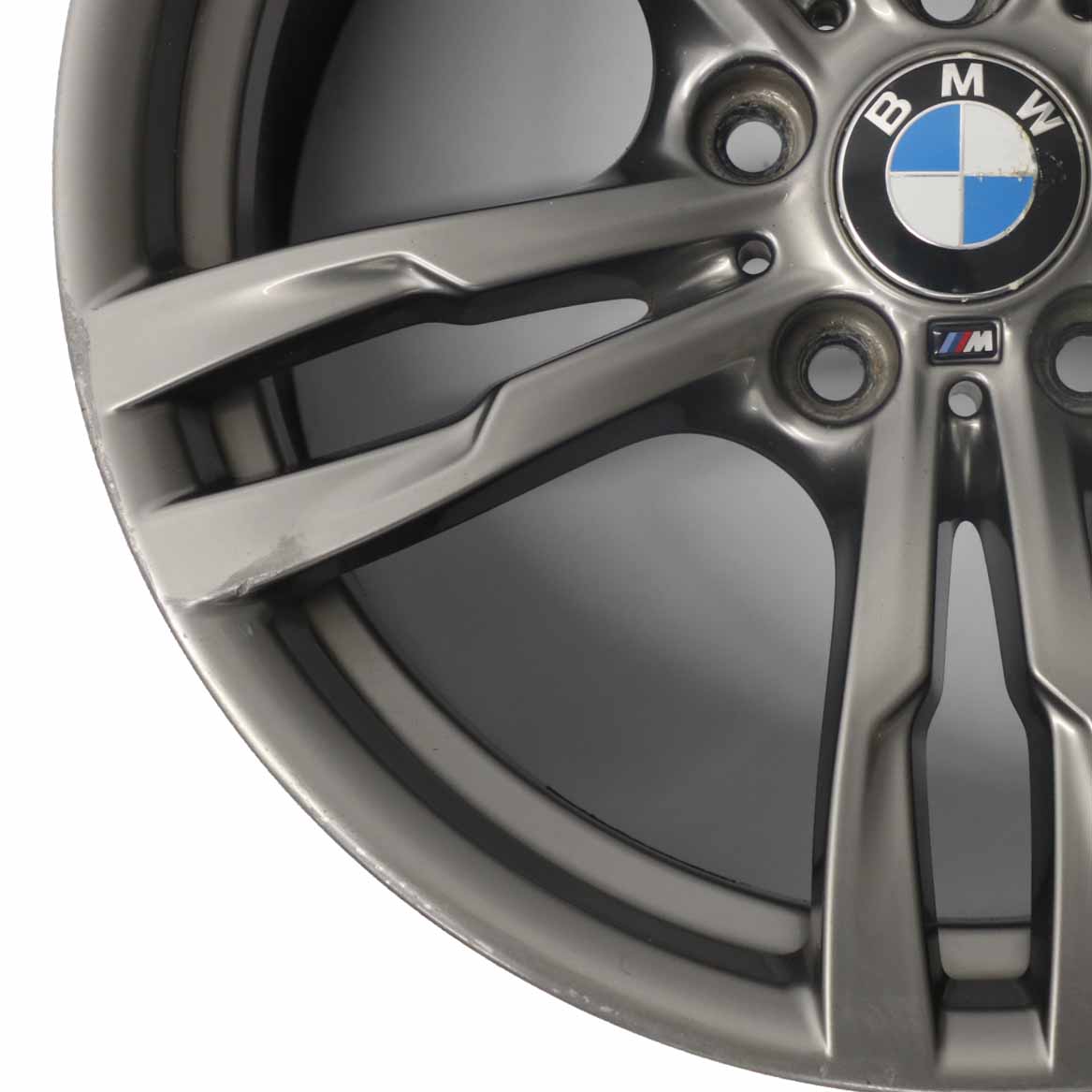 BMW F30 F32 Ferric Grey Light Alloy Wheel Rim 18" M Double Spoke 441 8,5J ET:47