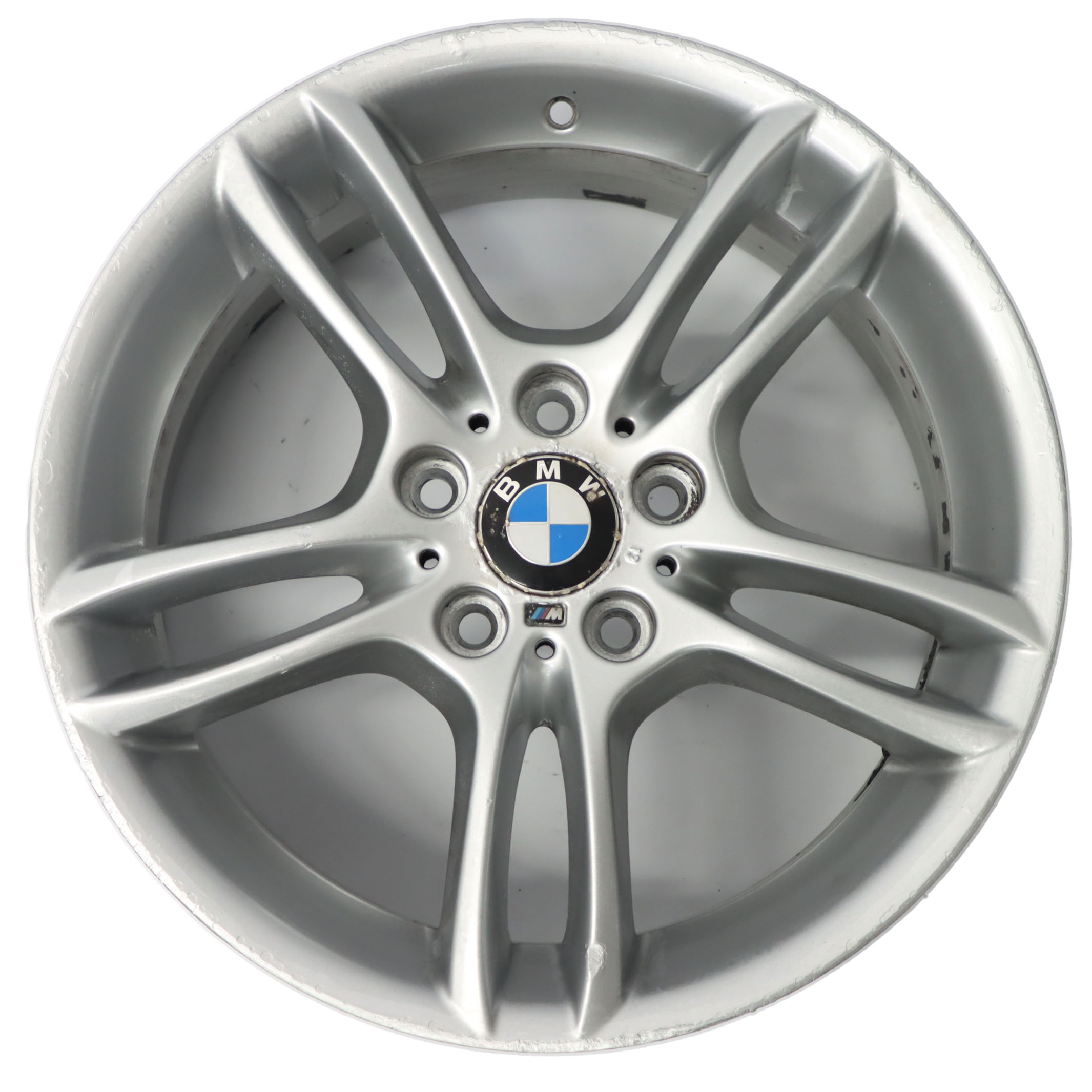 BMW E81 E87 Silber Vorne Felge Alufelge 18" 7,5J M Doppelspeiche 261 7891050