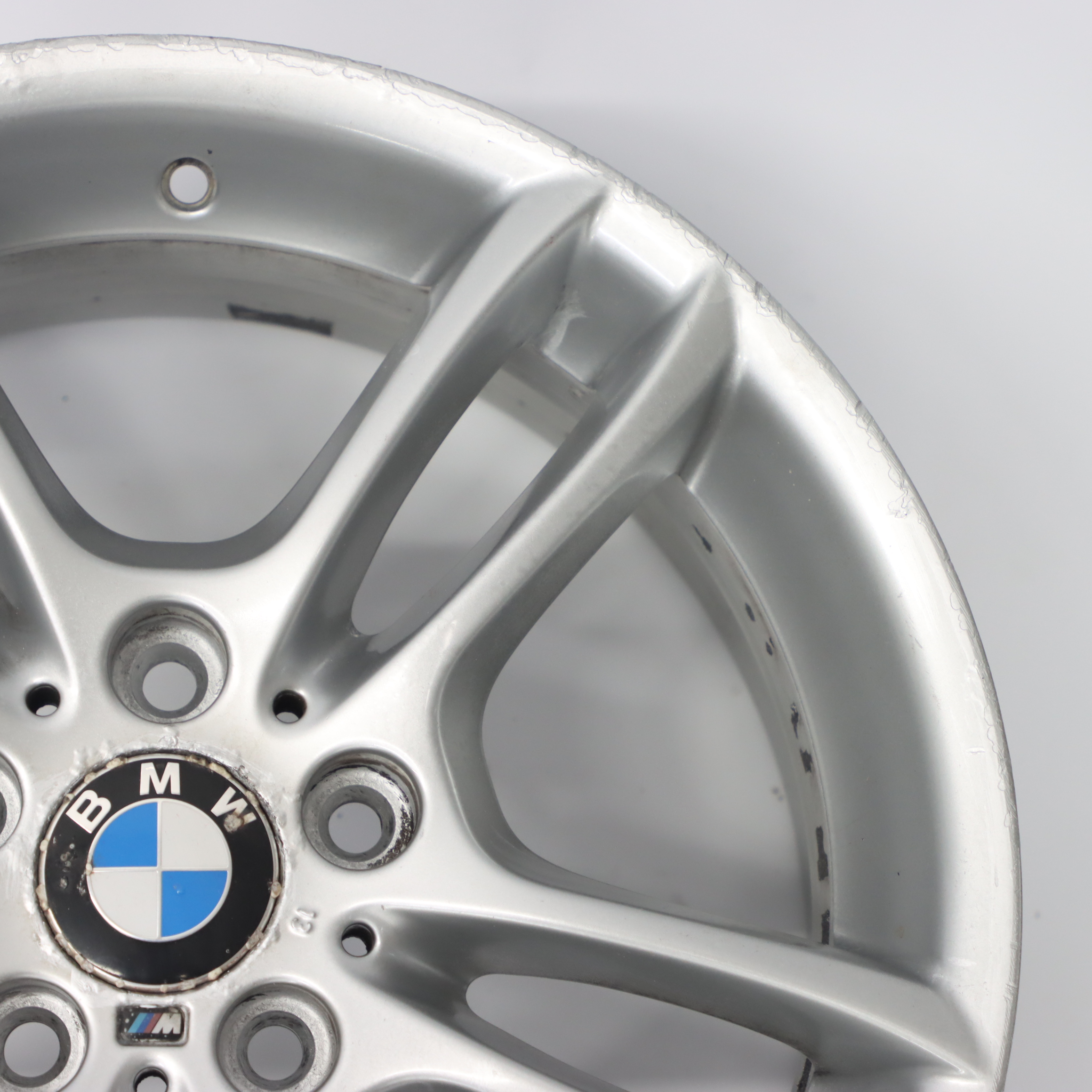 BMW E81 E87 Silber Vorne Felge Alufelge 18" 7,5J M Doppelspeiche 261 7891050