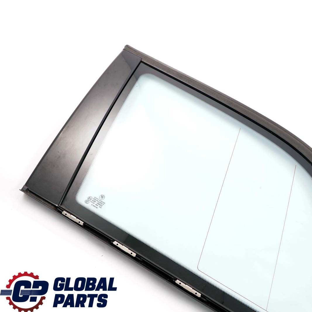 BMW 3 E46 Touring Rear Left N/S Side Window Glass Green AS2 High Gloss Strip