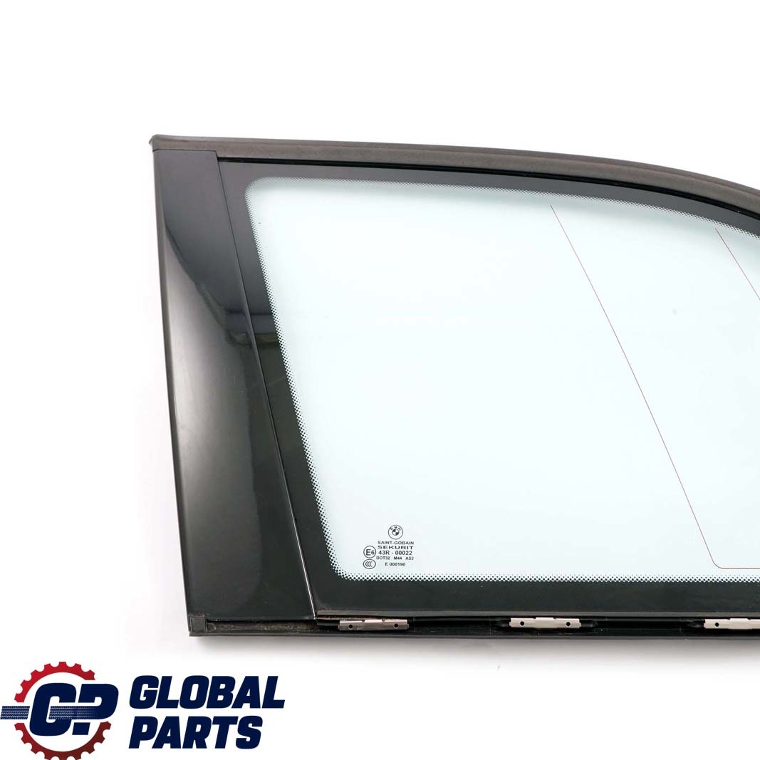 BMW 3 E46 Touring Rear Left N/S Side Window Glass Green AS2 High Gloss Strip