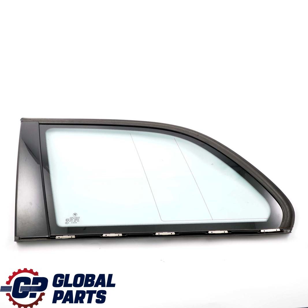 BMW 3 E46 Touring Rear Left N/S Side Window Glass Green AS2 High Gloss Strip