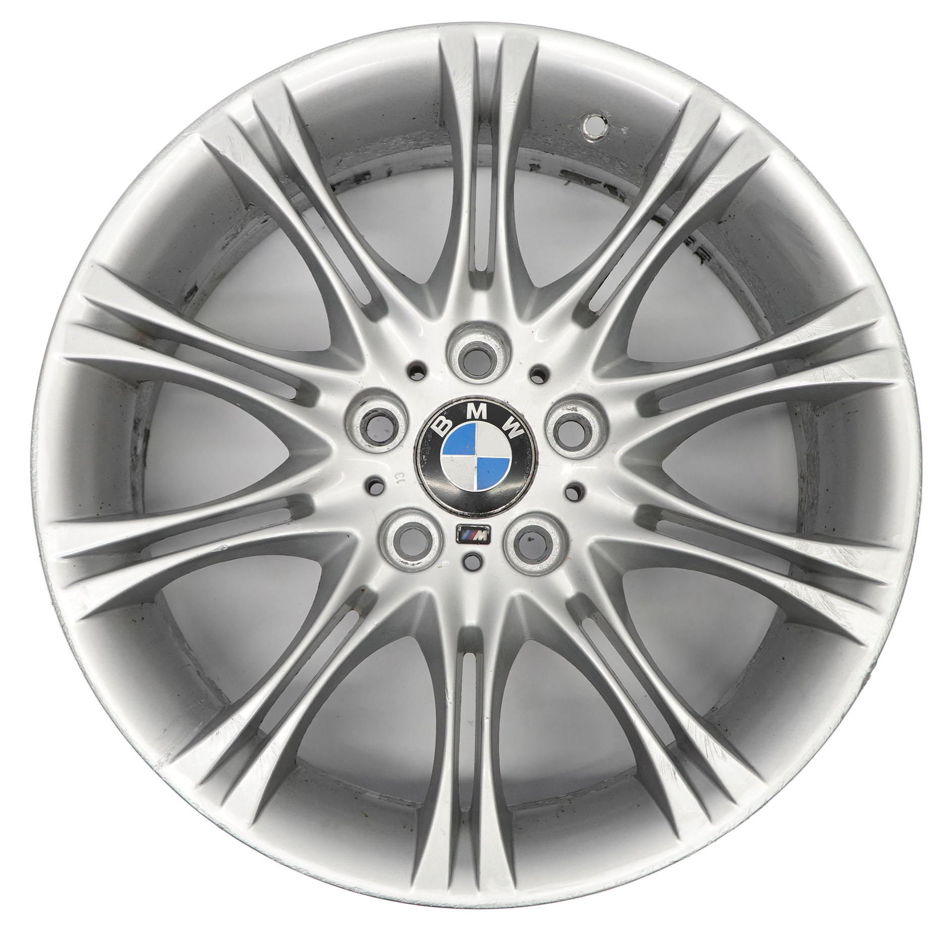 BMW E46 E85 Silber Vorne Alu Felge Alufelge 18" 8J ET:47 M Doppelspeiche 135