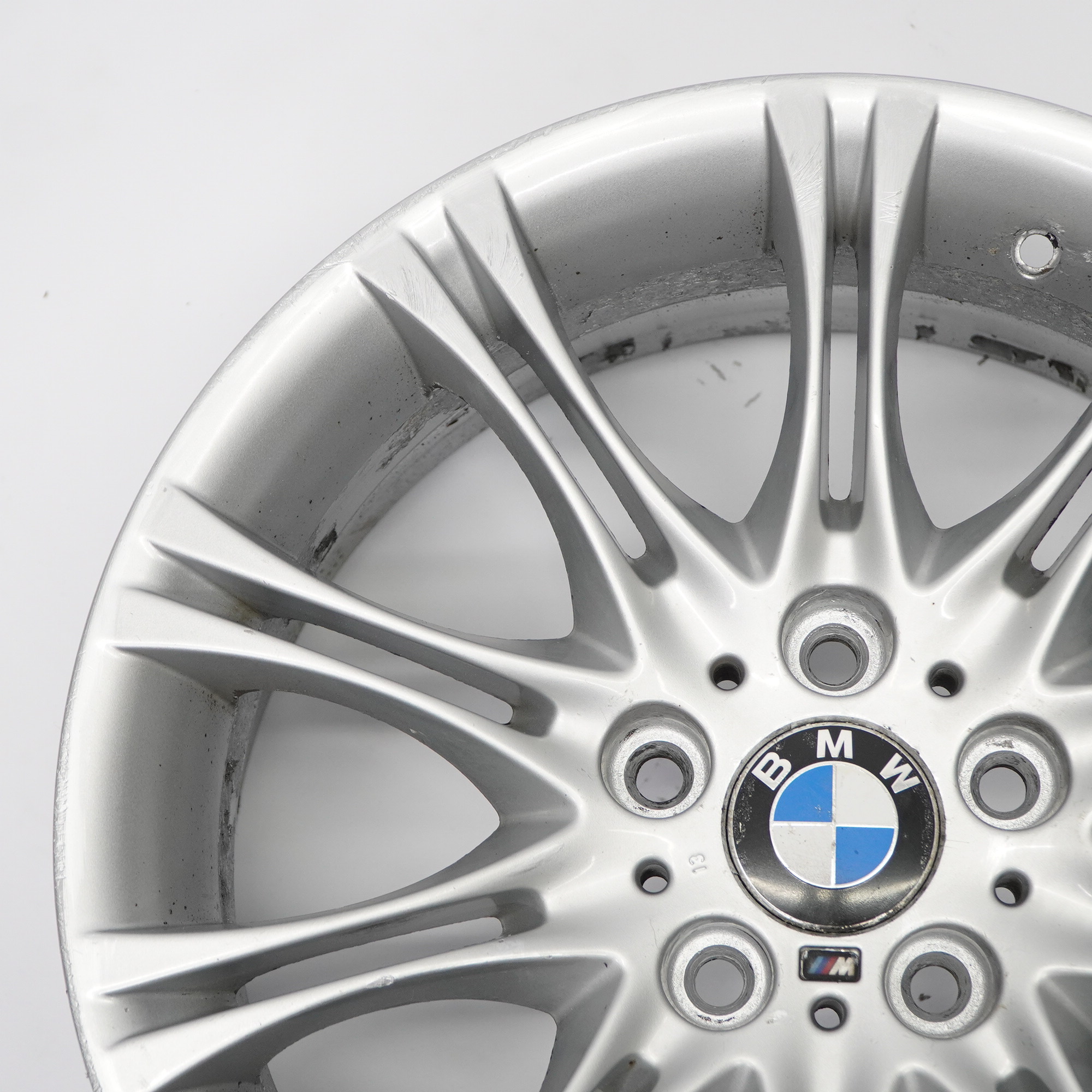 BMW E46 E85 Silber Vorne Alu Felge Alufelge 18" 8J ET:47 M Doppelspeiche 135