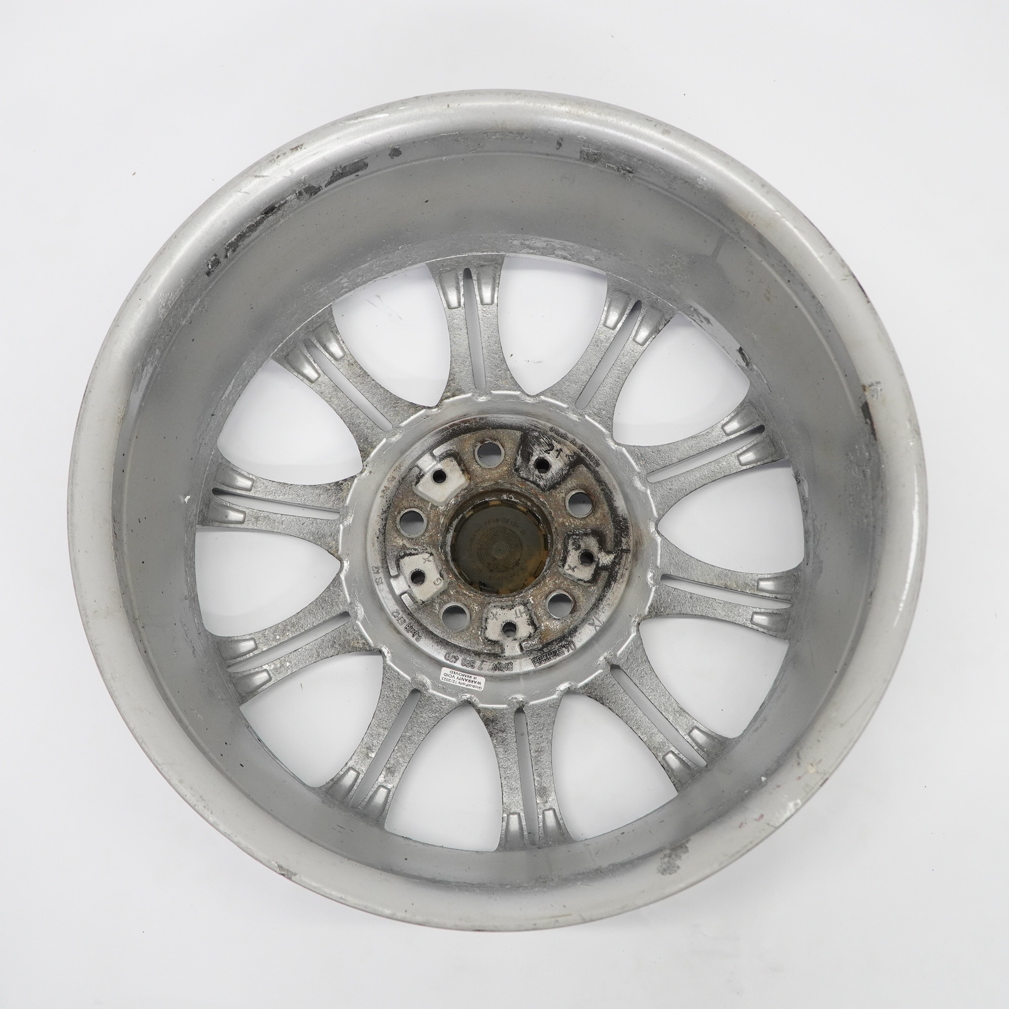 BMW E46 E85 Silber Vorne Alu Felge Alufelge 18" 8J ET:47 M Doppelspeiche 135