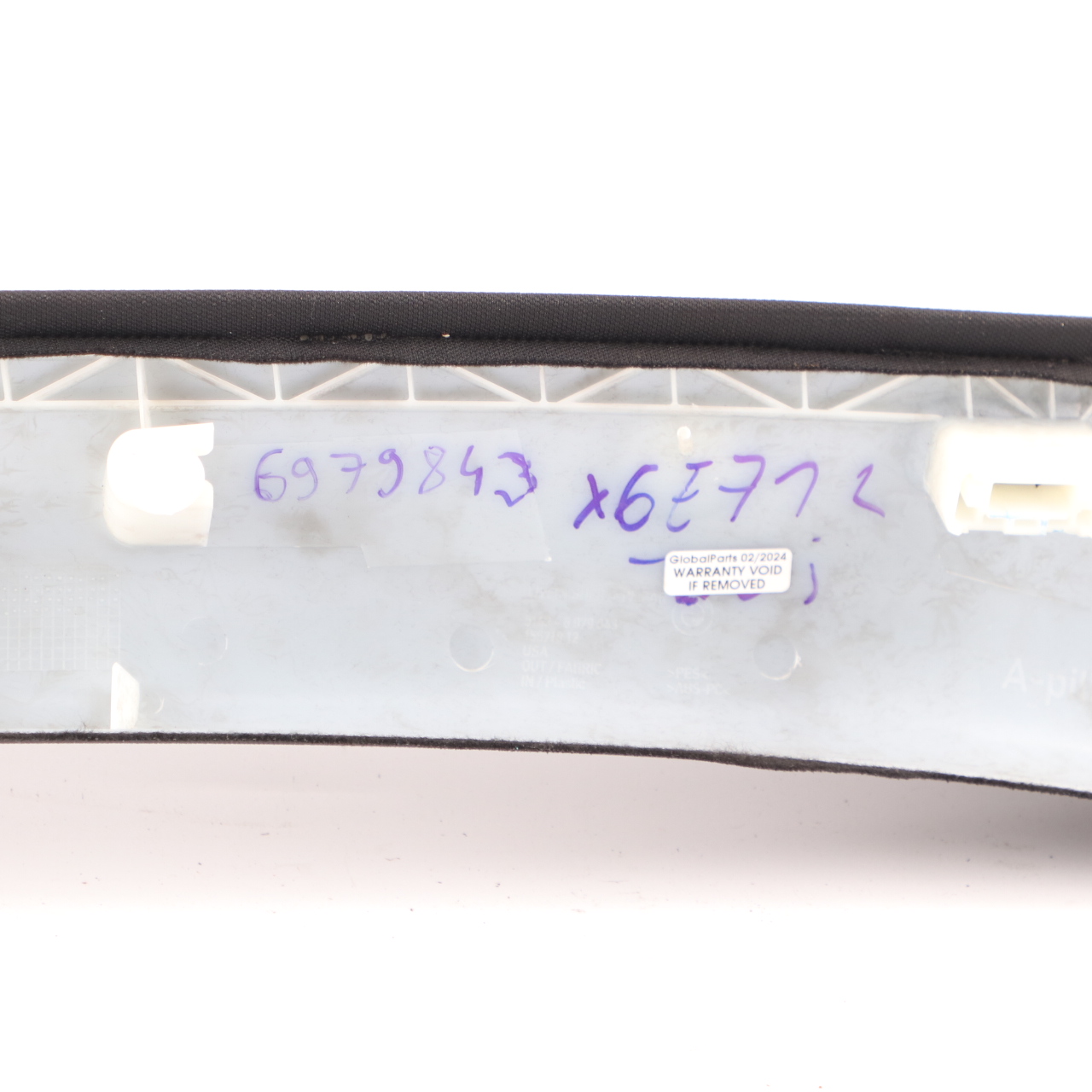 BMW X6 E71 Trim A Pillar Column Cover Panel Left N/S Black 6979843