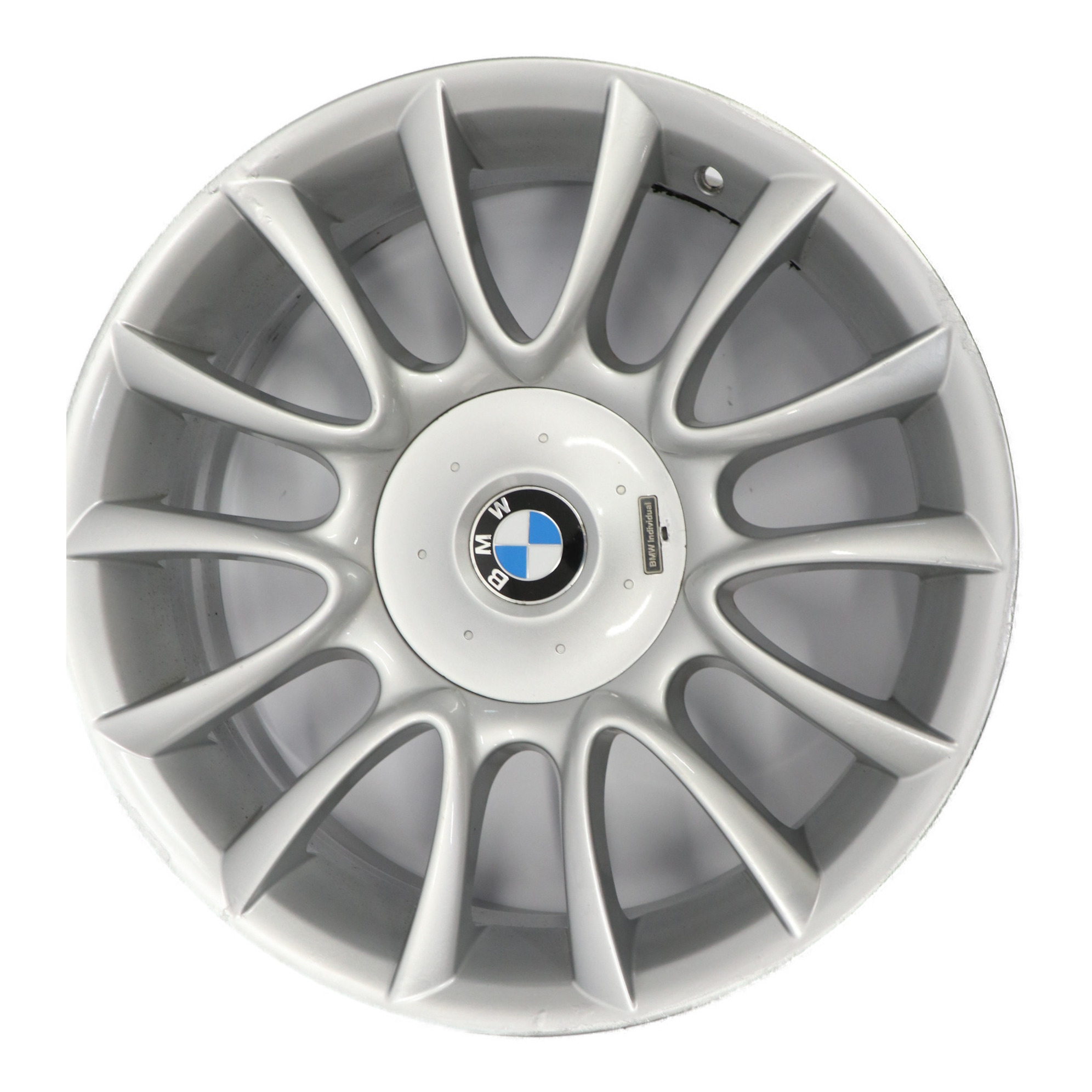 BMW E64 Silberne Leichtmetallfelge Vorne 19" 8,5J V Speiche 152 ET:14 7897256