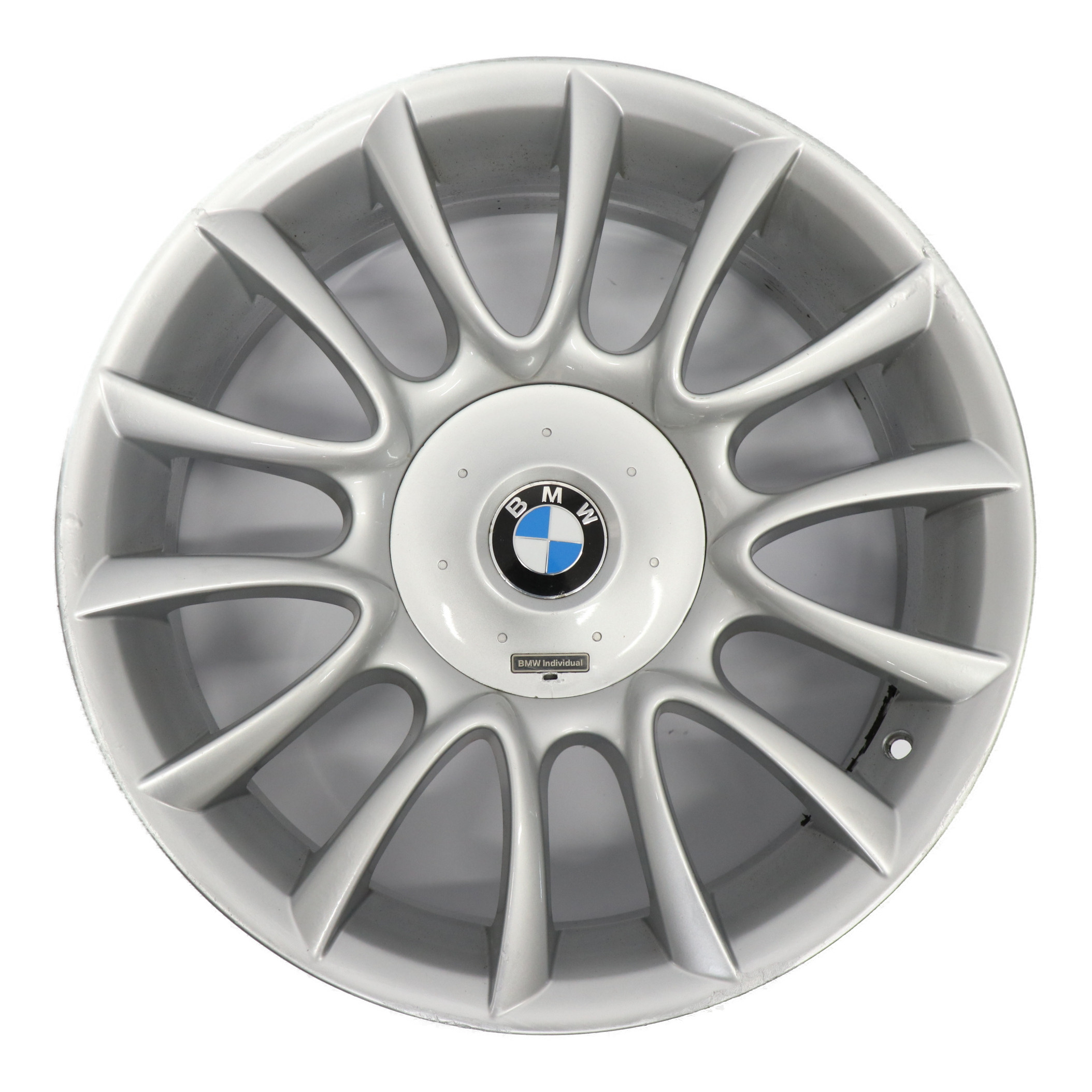 BMW E64 Silberne Leichtmetallfelge Vorne 19" 8,5J V Speiche 152 ET:14 7897256