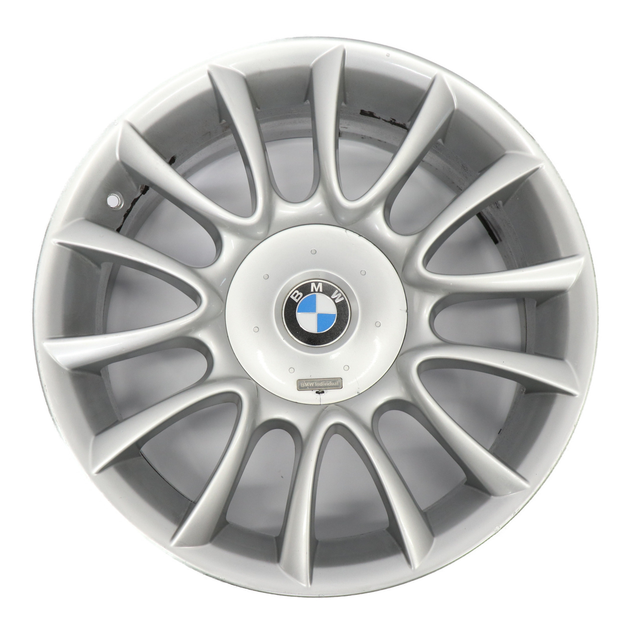 BMW E63 E64 Silberne Hinter rad felge 19" 9J V Speiche 152 ET:18 7897257