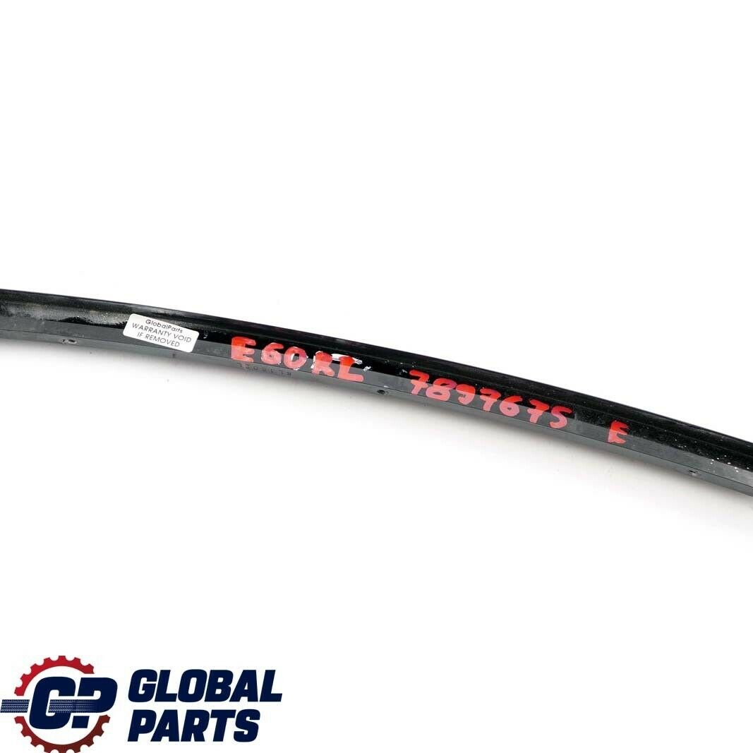 BMW 5 Series E60 Rear Left N/S Window Guide Web Cover Trim High Gloss 7897675