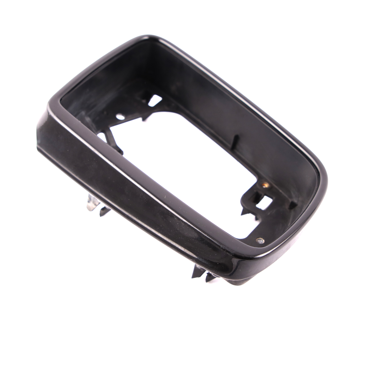 BMW E60 E61 Tray Right O/S Outside Mirror Wing Supporting Ring Bright Black