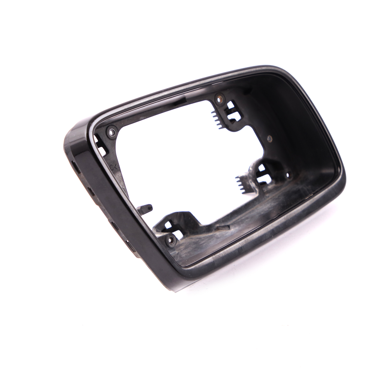 BMW E60 E61 Tray Right O/S Outside Mirror Wing Supporting Ring Bright Black