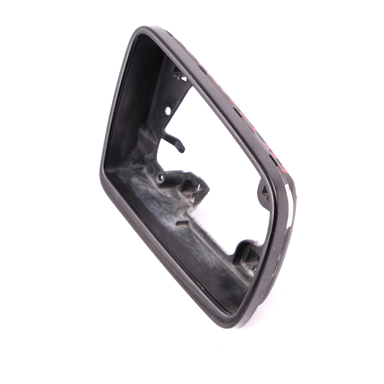 BMW E60 E61 Tray Right O/S Outside Mirror Wing Supporting Ring Bright Black