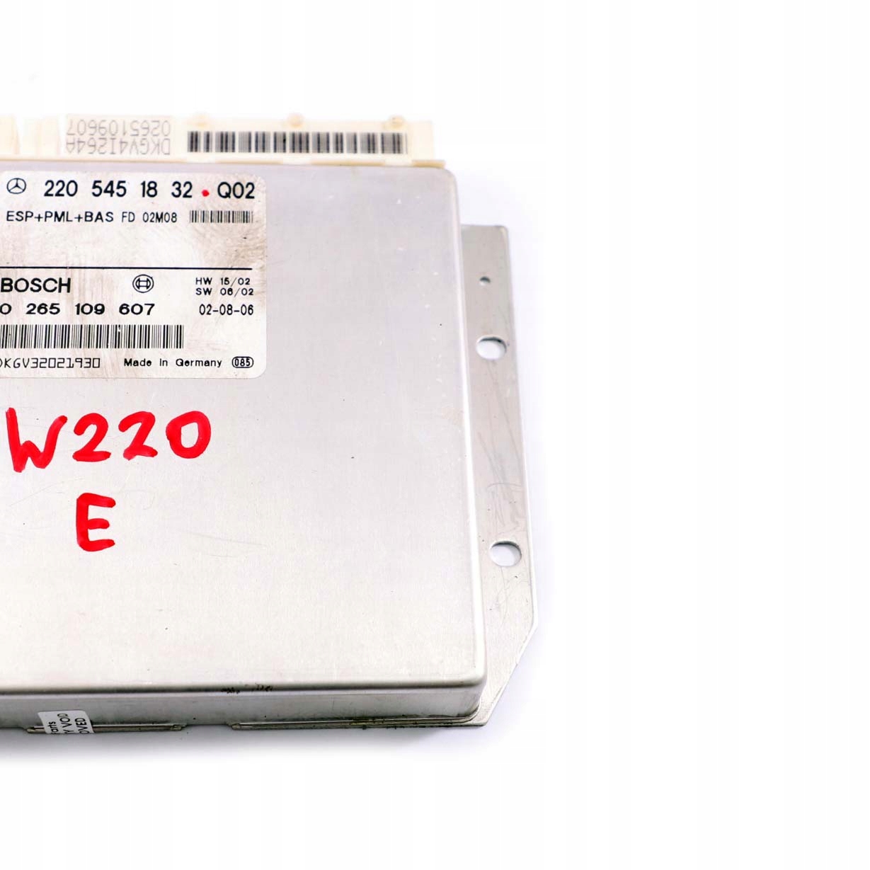 Mercedes-Benz S-Klasse W220 ESP PML BAS Steuergerät ECU Modul A2205451832