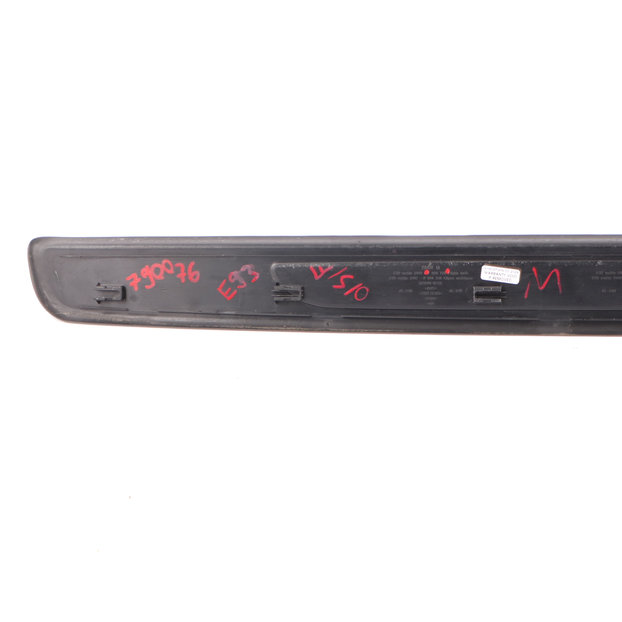 BMW 3 Series E92 E93 LCI M Sport Front Right Door Entrance Sill Strip Cover O/S