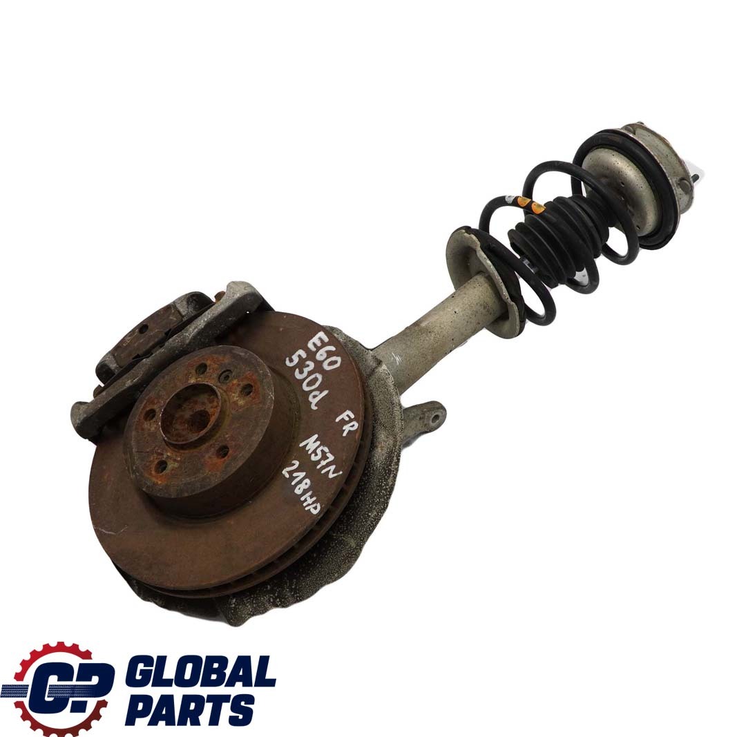 BMW 5 E60 530d M57N Front Right O/S M Sport Spring Strut Hub Leg Brake Caliper