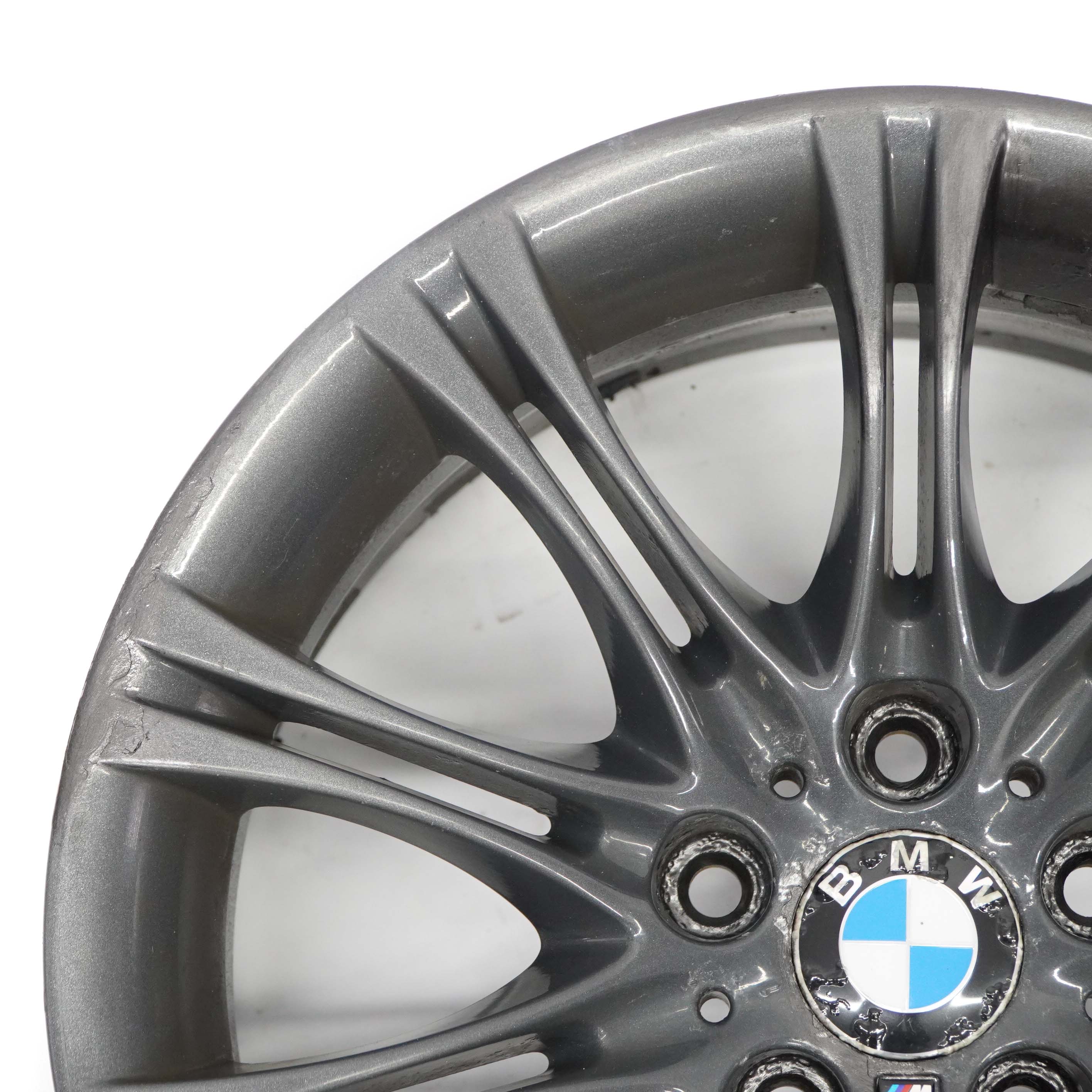 BMW 5 6 E60 E61 Gris Alliage Aluminium Jante 18" 8J ET:20 M Rayons Doubles