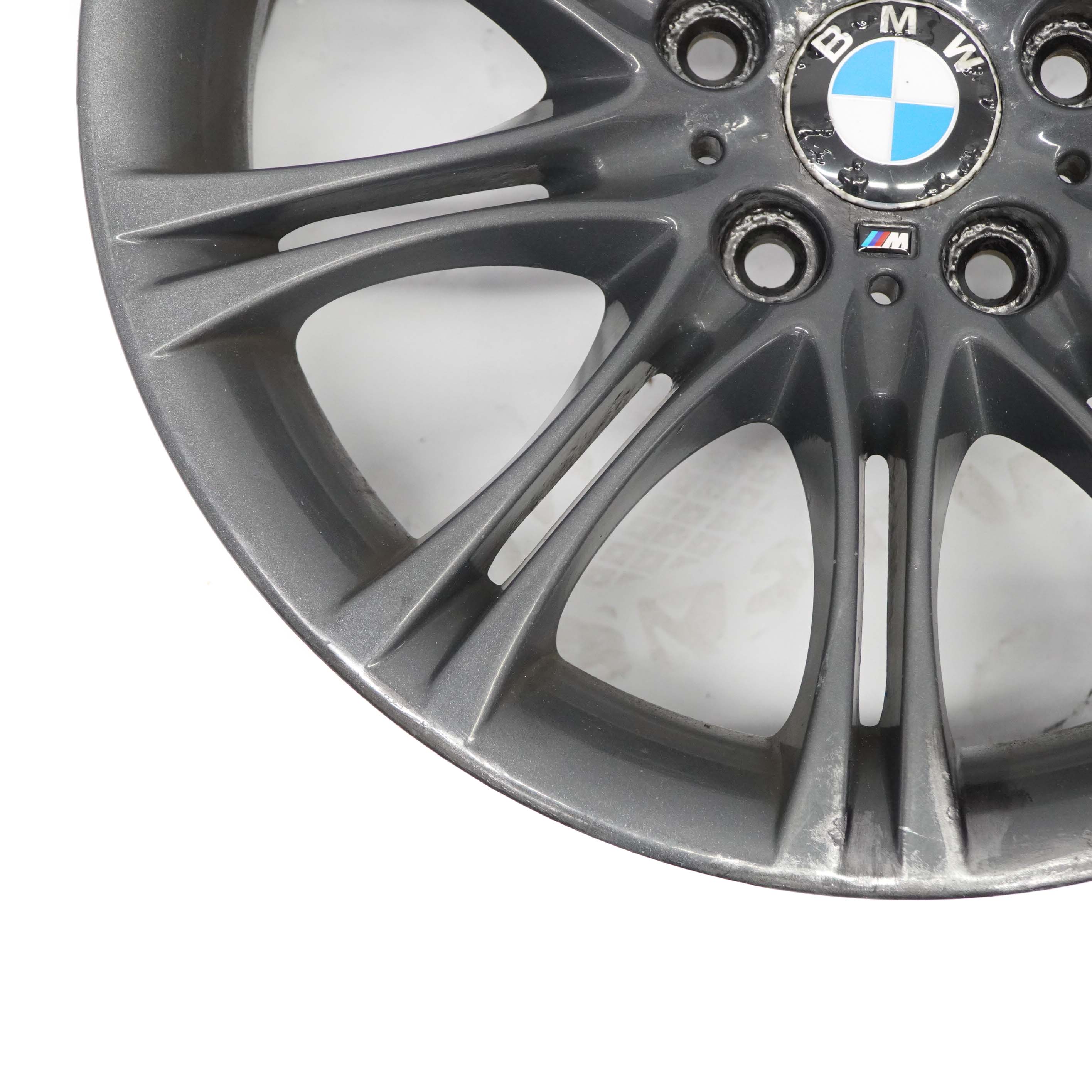 BMW 5 6 E60 E61 Gris Alliage Aluminium Jante 18" 8J ET:20 M Rayons Doubles