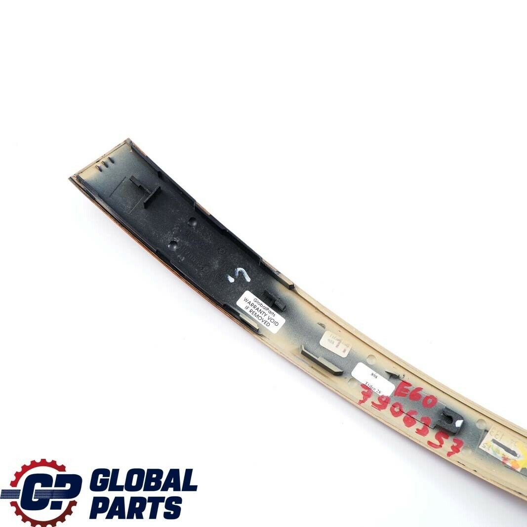 BMW 5 Series E60 M5 Handle Trim Strip Front Left N/S Wood Carrara 7906357