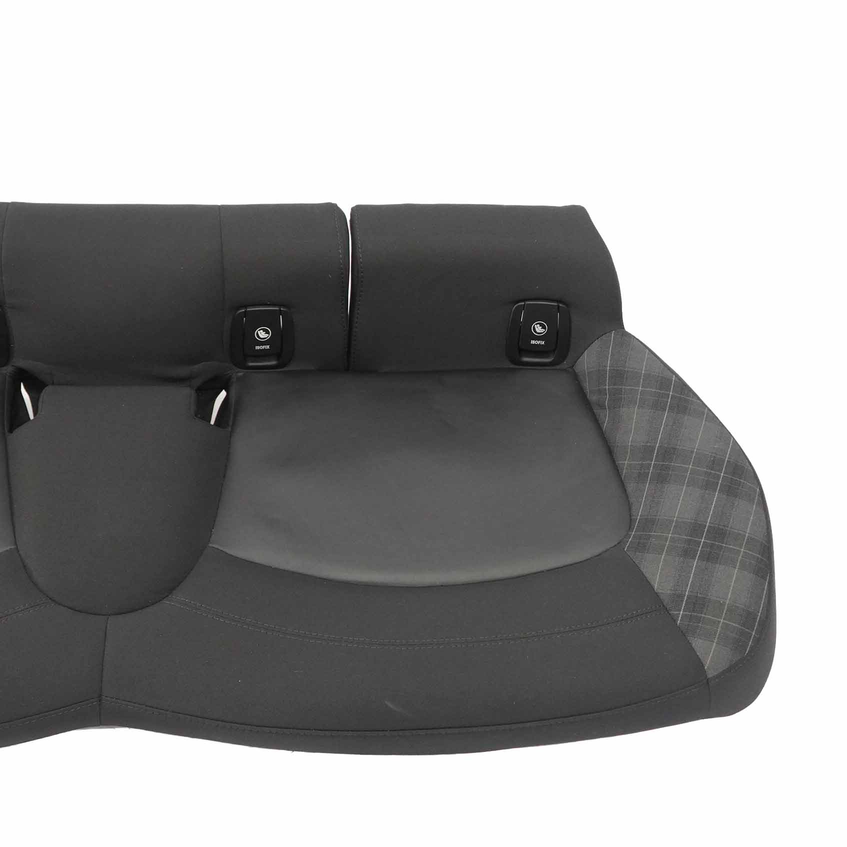 Mini F55 Rücksitz Sofa Bezug Sitz Stoff Leder Diamond Carbon Black