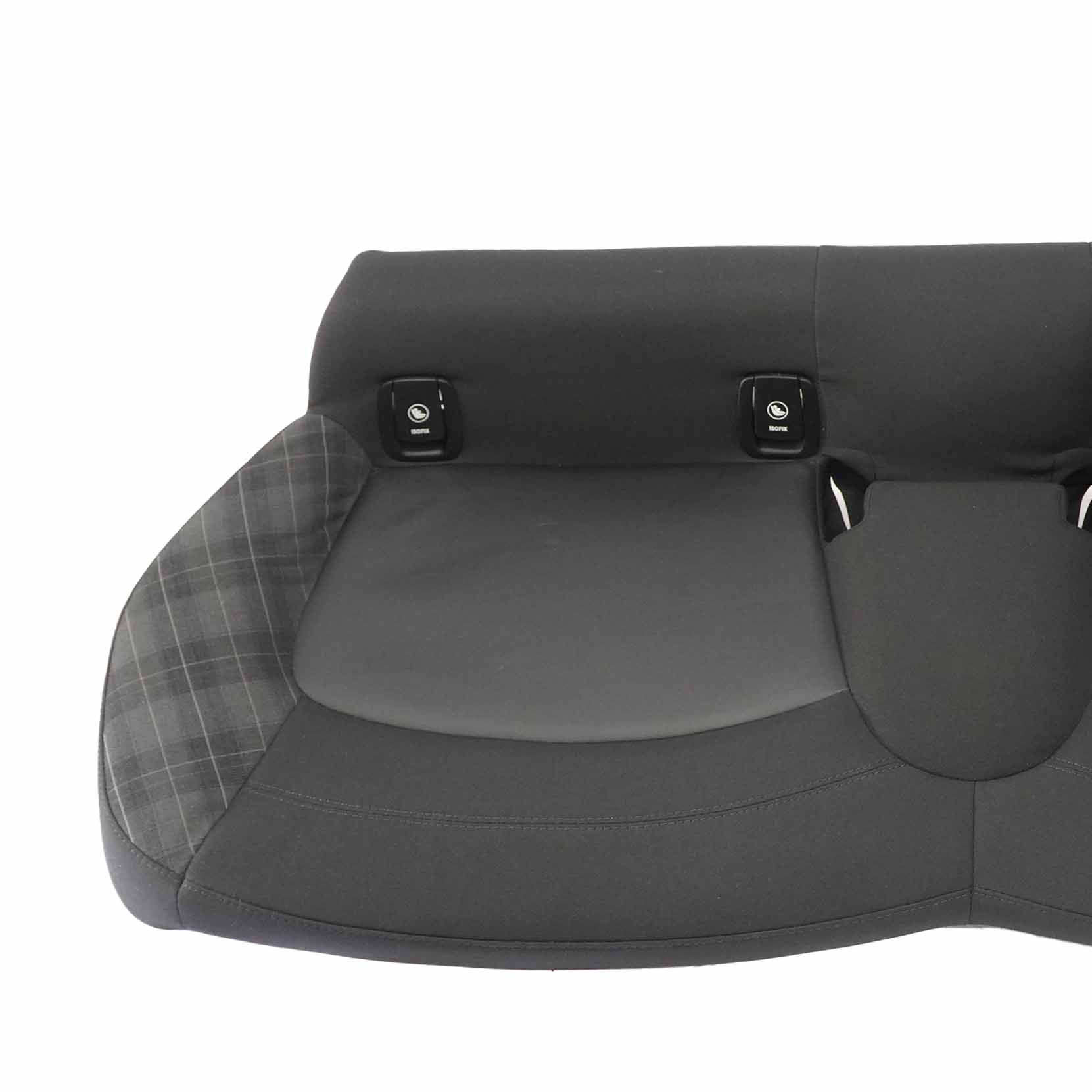 Mini F55 Rücksitz Sofa Bezug Sitz Stoff Leder Diamond Carbon Black