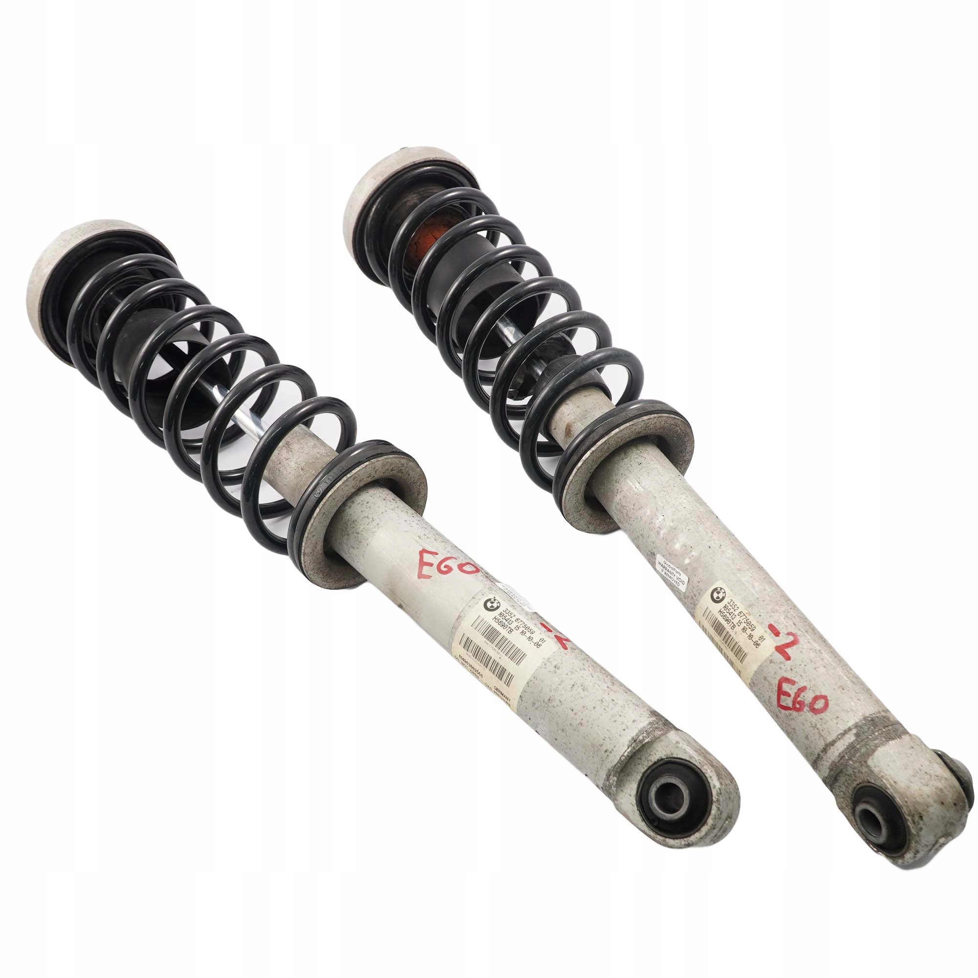 BMW 5 Series E60 Rear Left Right N/O/S Shock Absorber Spring Strut Damper Set