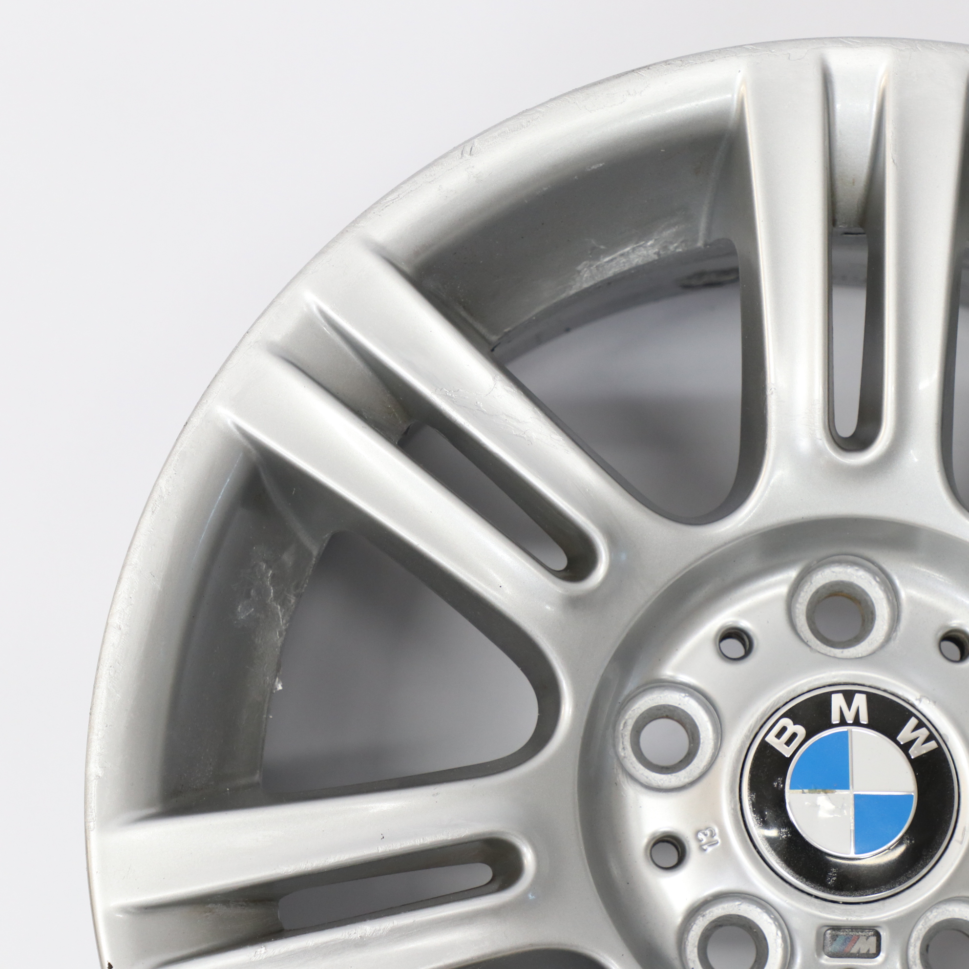 BMW E90 E91 E92 Silver Wheel Alloy Rim M Double Spoke 194 17" ET:34 8J 8036935