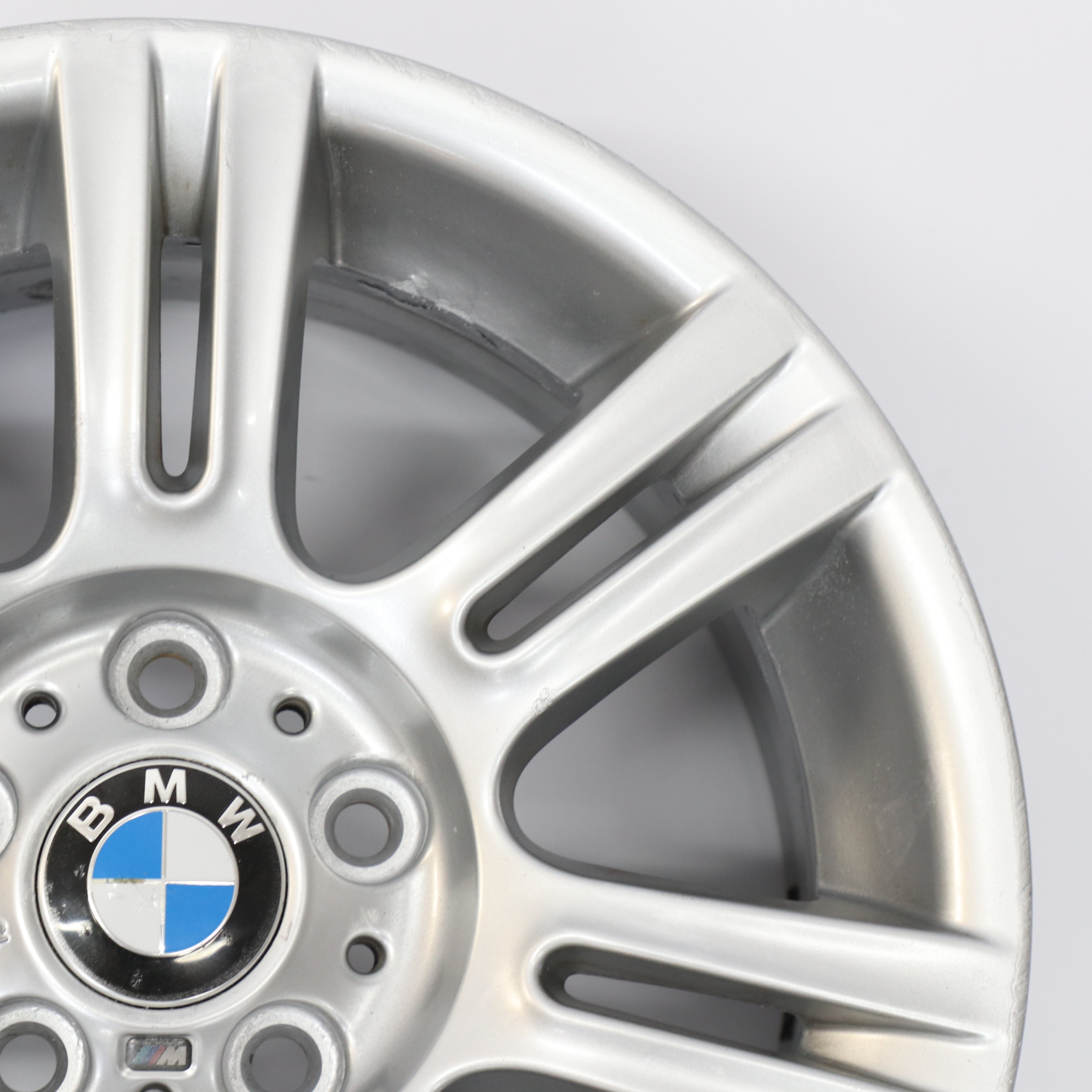 BMW E90 E91 E92 Silver Wheel Alloy Rim M Double Spoke 194 17" ET:34 8J 8036935