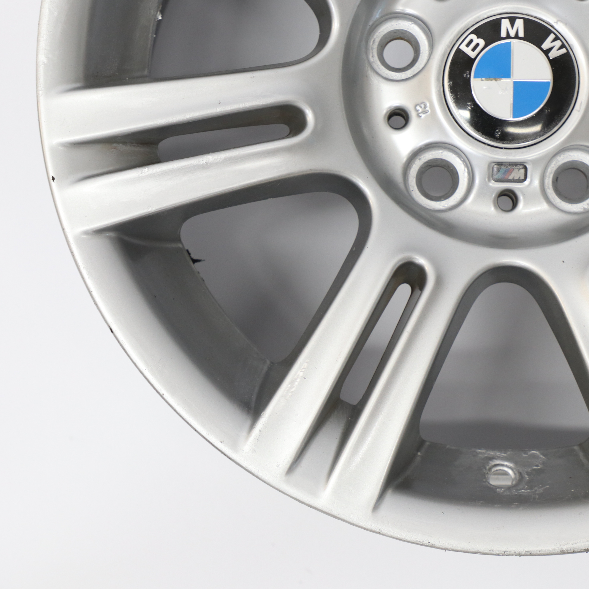 BMW E90 E91 E92 Silver Wheel Alloy Rim M Double Spoke 194 17" ET:34 8J 8036935