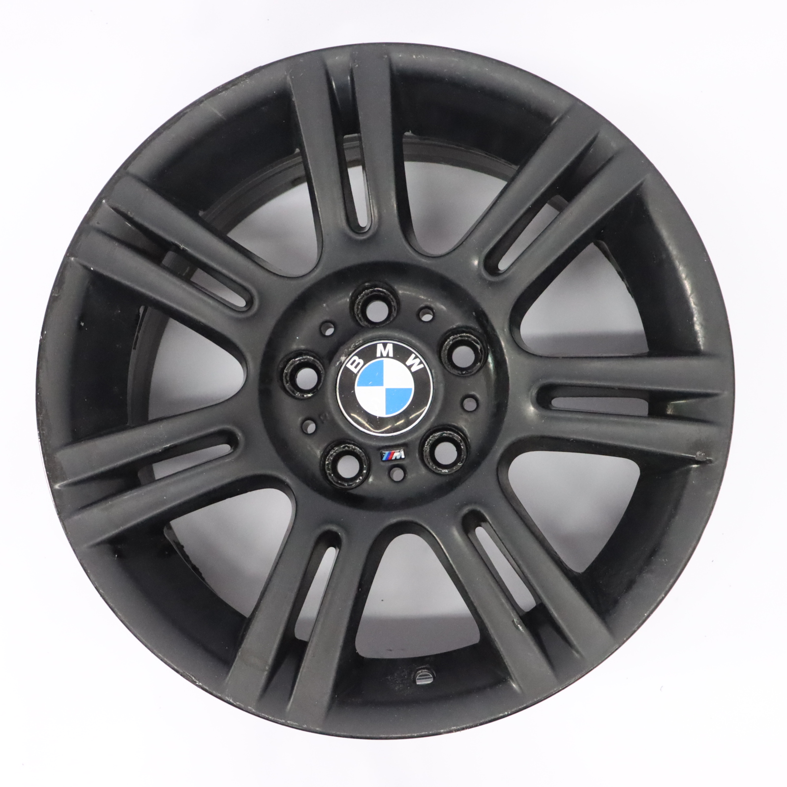 BMW E90 E91 Noir Aluminium Jante Arriere Rayons Doubles 194 17" 8,5J Et :3 7