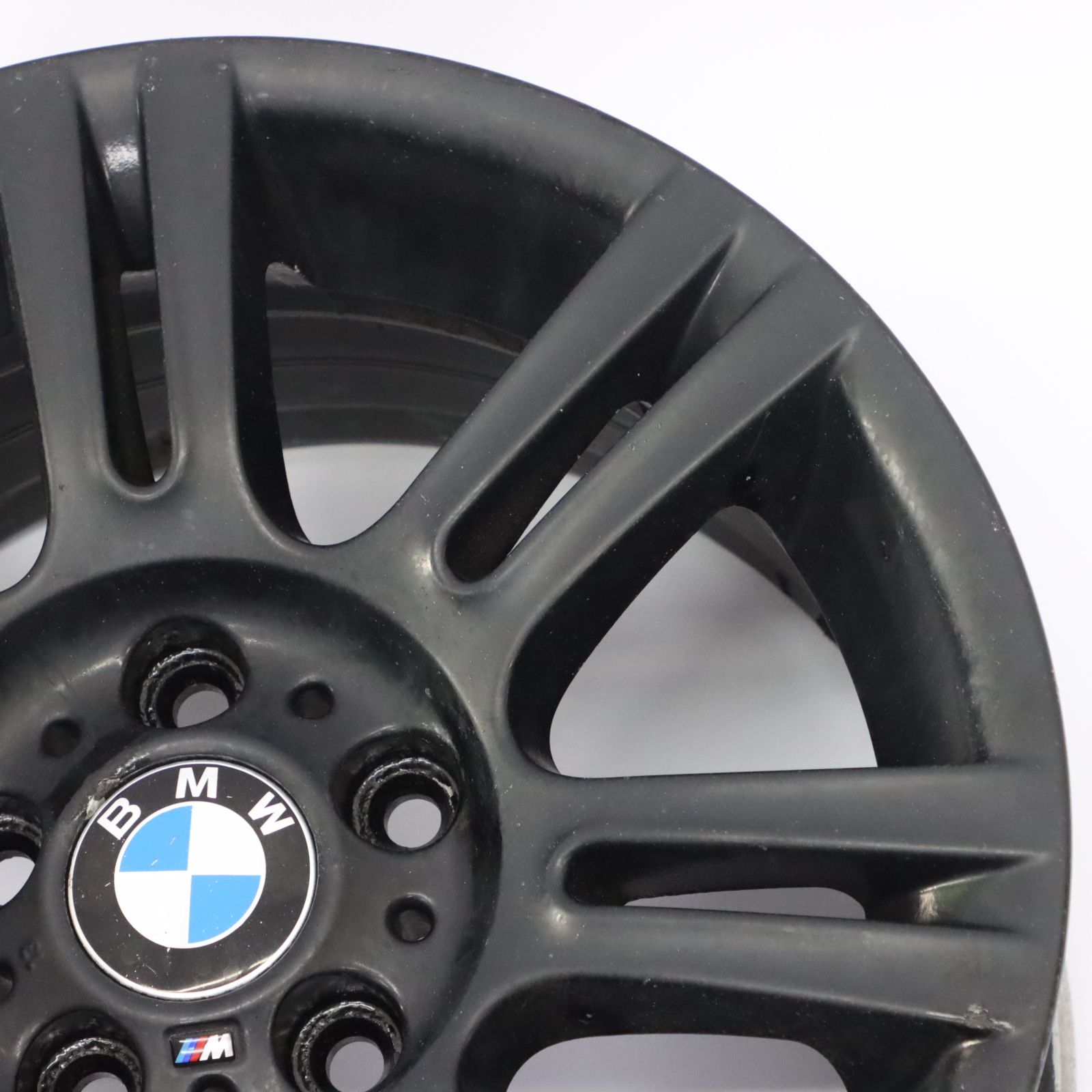 BMW E90 E91 Noir Aluminium Jante Arriere Rayons Doubles 194 17" 8,5J Et :3 7