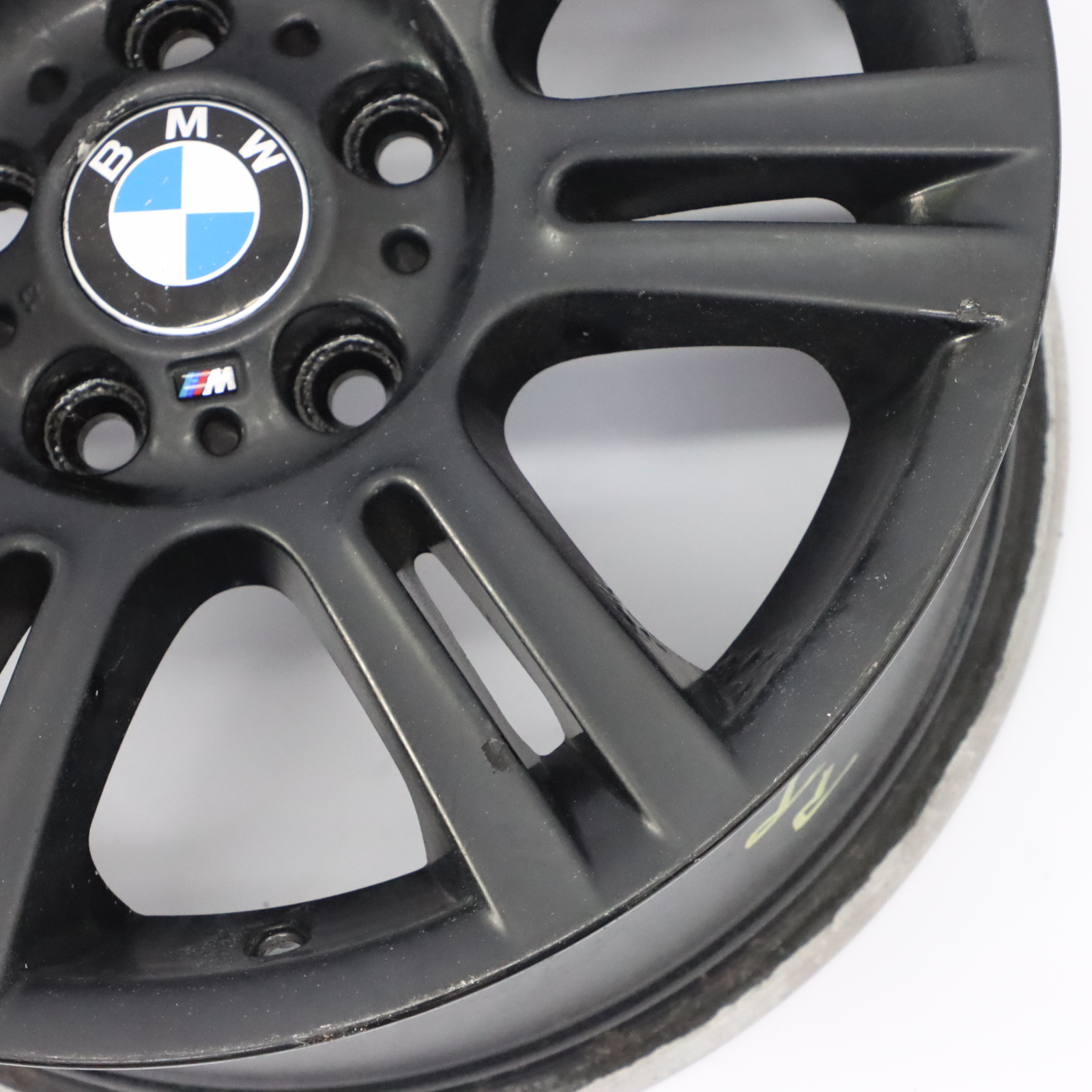 BMW E90 E91 Noir Aluminium Jante Arriere Rayons Doubles 194 17" 8,5J Et :3 7