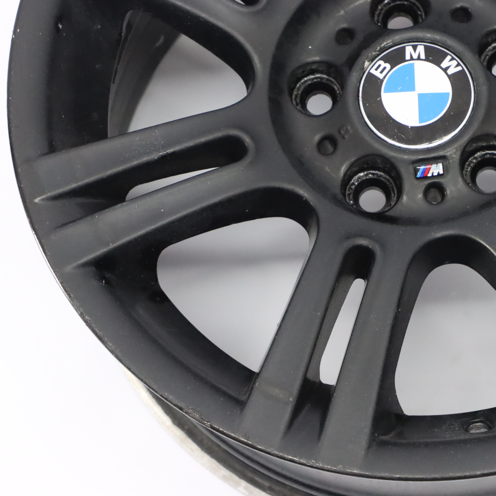 BMW E90 E91 Noir Aluminium Jante Arriere Rayons Doubles 194 17" 8,5J Et :3 7