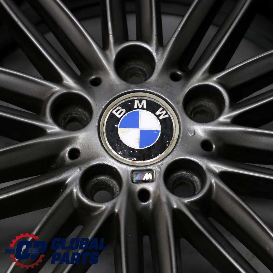 BMW E81 E82 E87 E88 Grey Wheel Alloy Rim 17" 7J ET:47 M Double Spoke 207