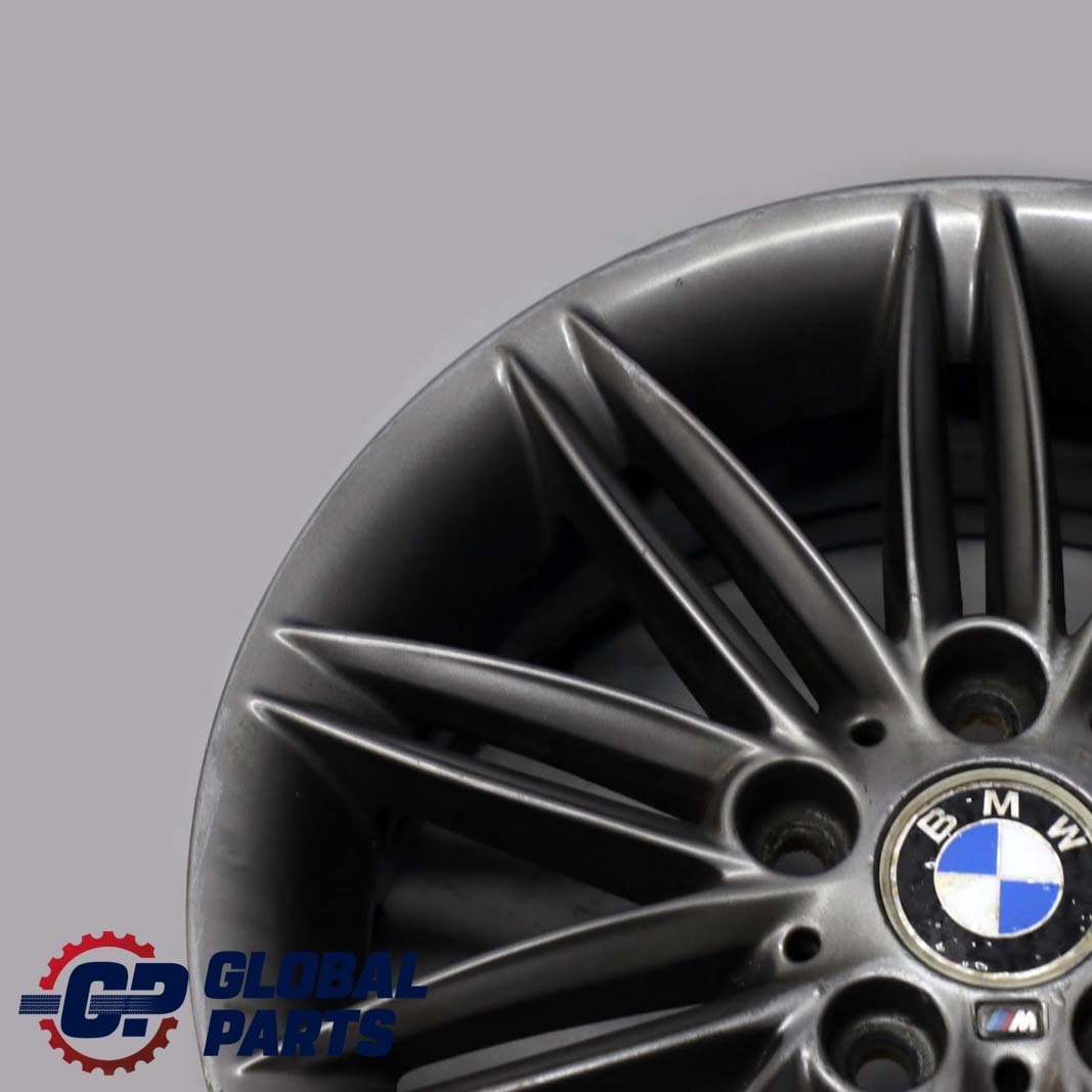 BMW E81 E82 E87 E88 Grey Wheel Alloy Rim 17" 7J ET:47 M Double Spoke 207