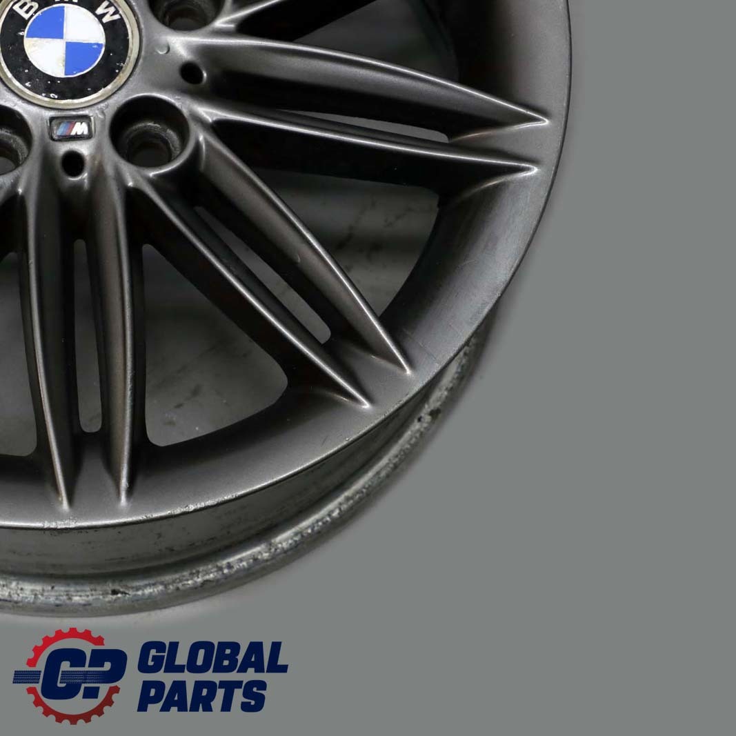 BMW E81 E82 E87 E88 Grey Wheel Alloy Rim 17" 7J ET:47 M Double Spoke 207