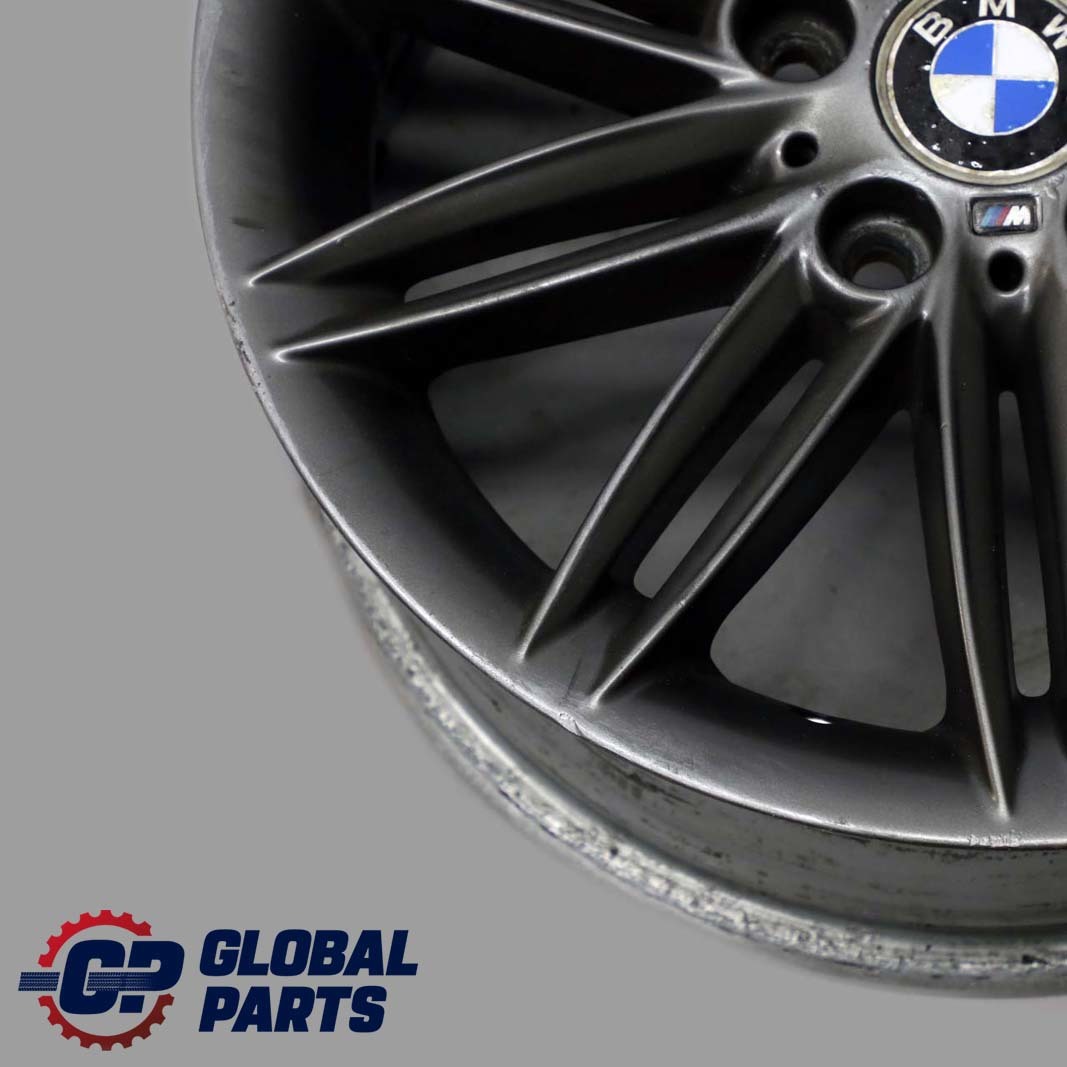 BMW E81 E82 E87 E88 Grey Wheel Alloy Rim 17" 7J ET:47 M Double Spoke 207