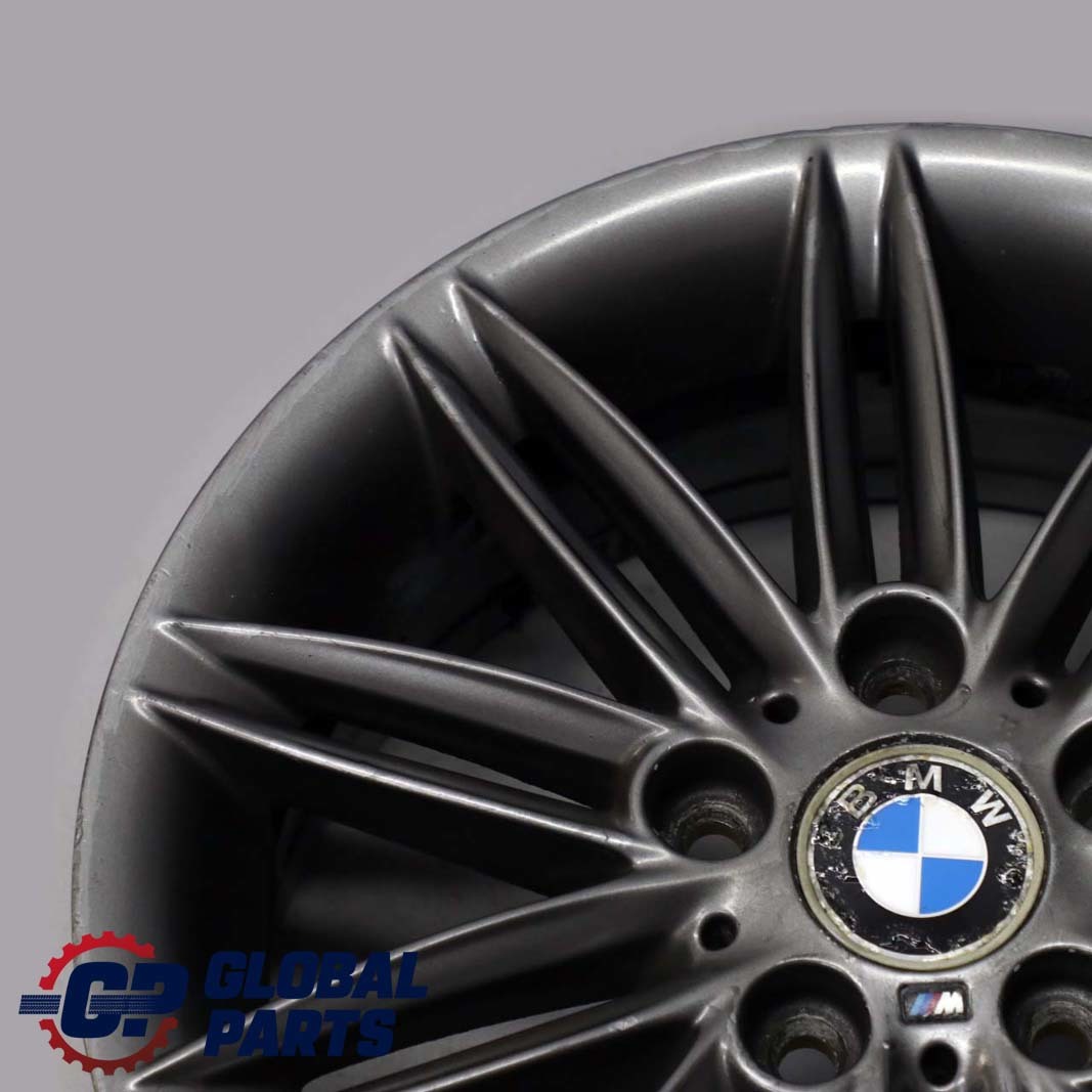 BMW 1 Series E81 E82 E87 Grey Wheel Alloy Rim 17" 7J ET:47 M Double Spoke 207