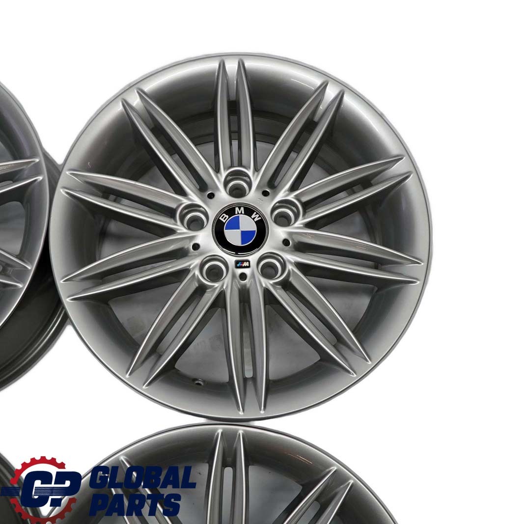 BMW E81 E87 Komplett Set 4x Alu Felge Felgen Alufelge 17" M Doppelspeiche 207