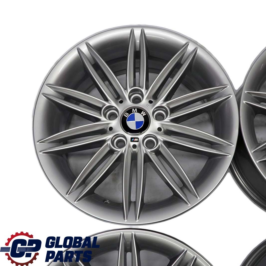 BMW E81 E87 Komplett Set 4x Alu Felge Felgen Alufelge 17" M Doppelspeiche 207