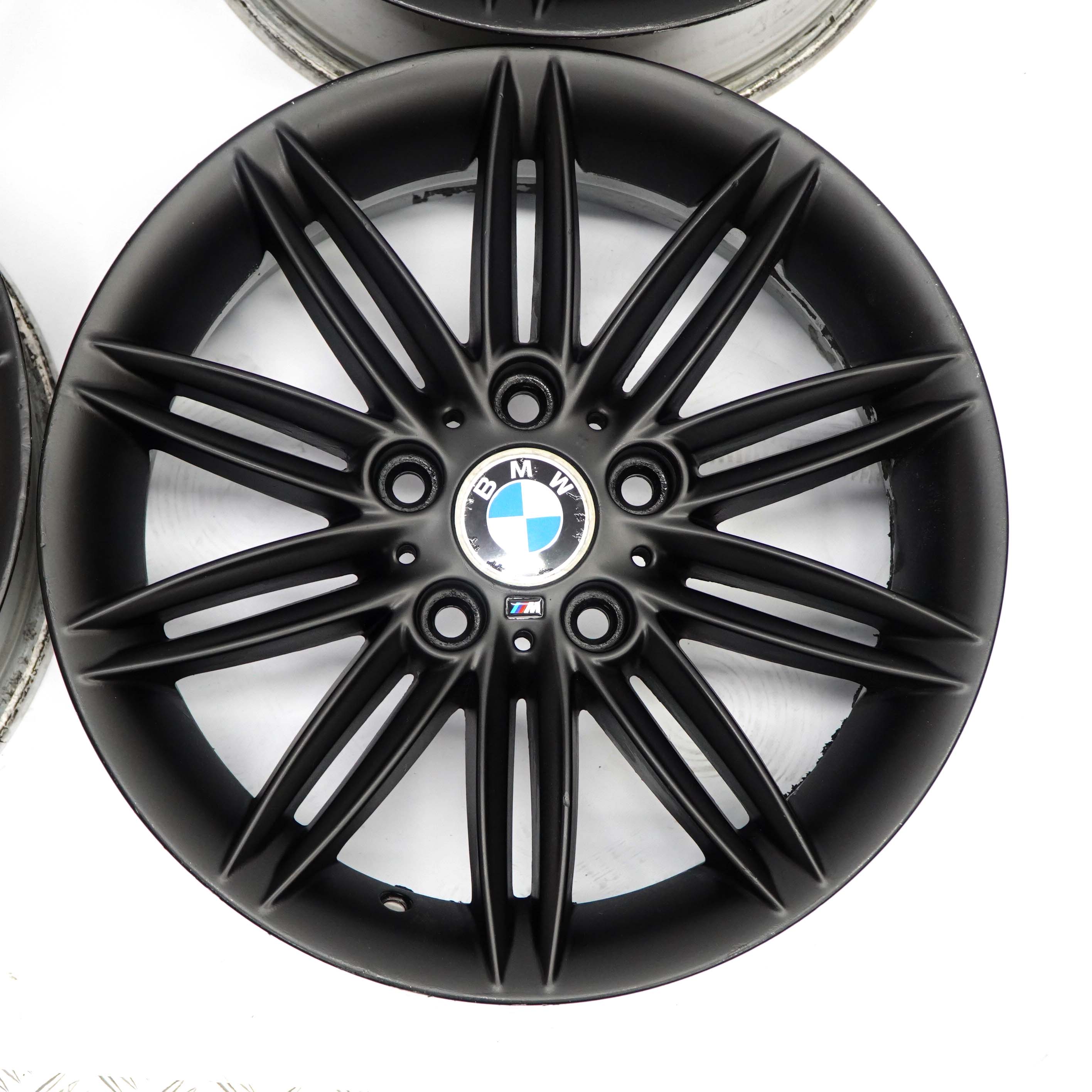 Bmw Alloy Wheels Set 17" E81 E87 Complete 4x Wheel Alloy Rim M Double Spoke 207