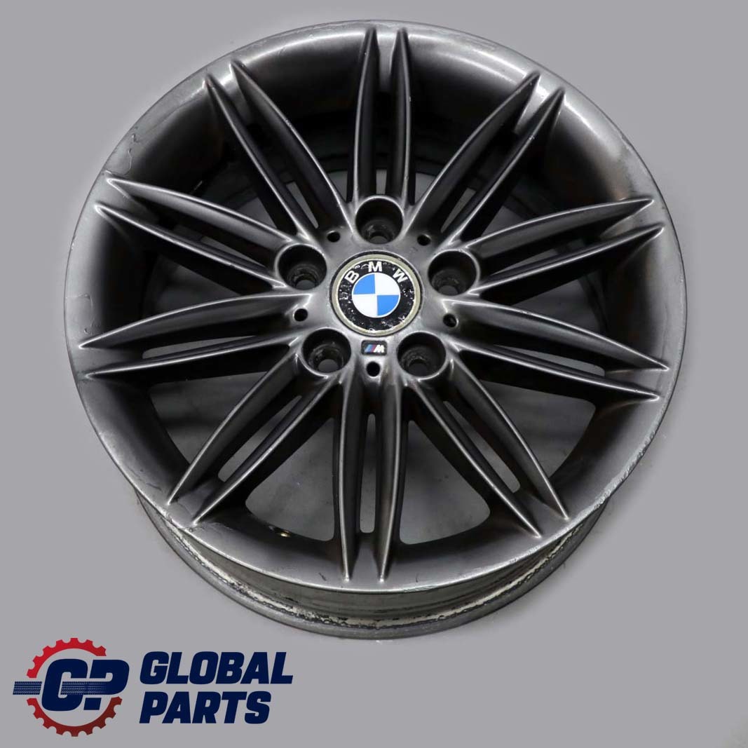 BMW E81 E87 Gris Arriere Aluminium Jante Alliage M Rayons Doubles 207 17" 7,5J