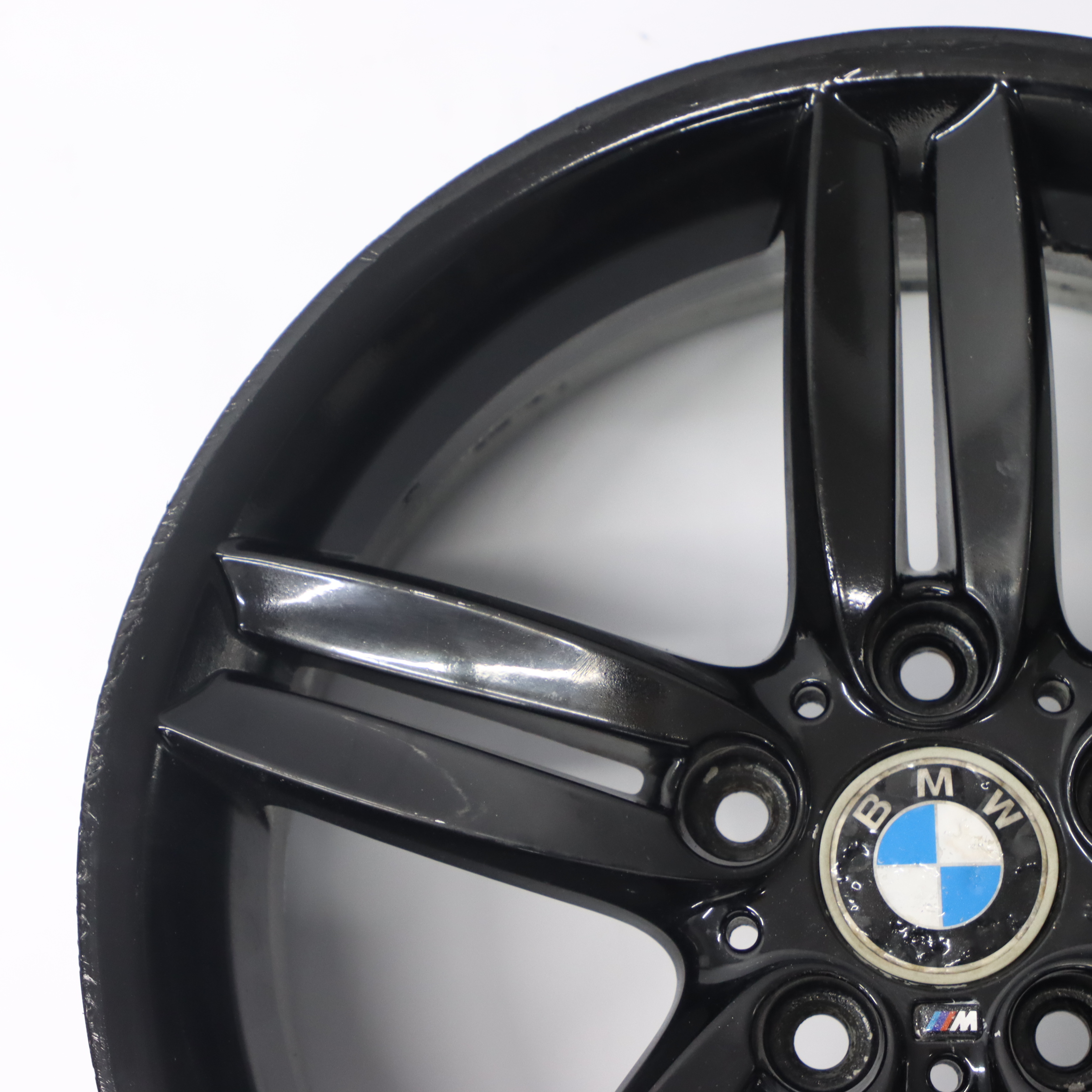 BMW E81 E87 Black Front Alloy Wheel Rim 18" 7,5J M Double Spoke 208