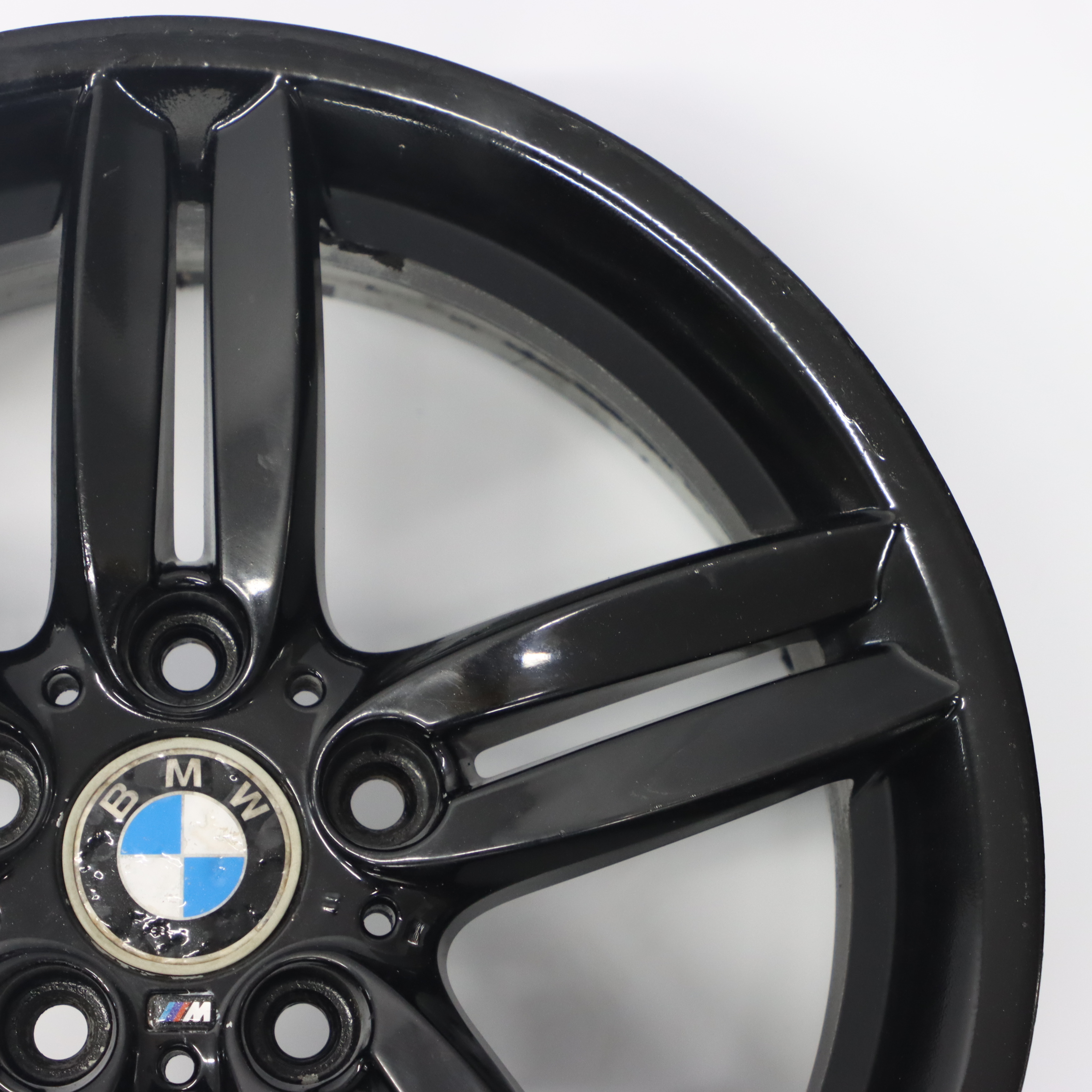 BMW E81 E87 Black Front Alloy Wheel Rim 18" 7,5J M Double Spoke 208