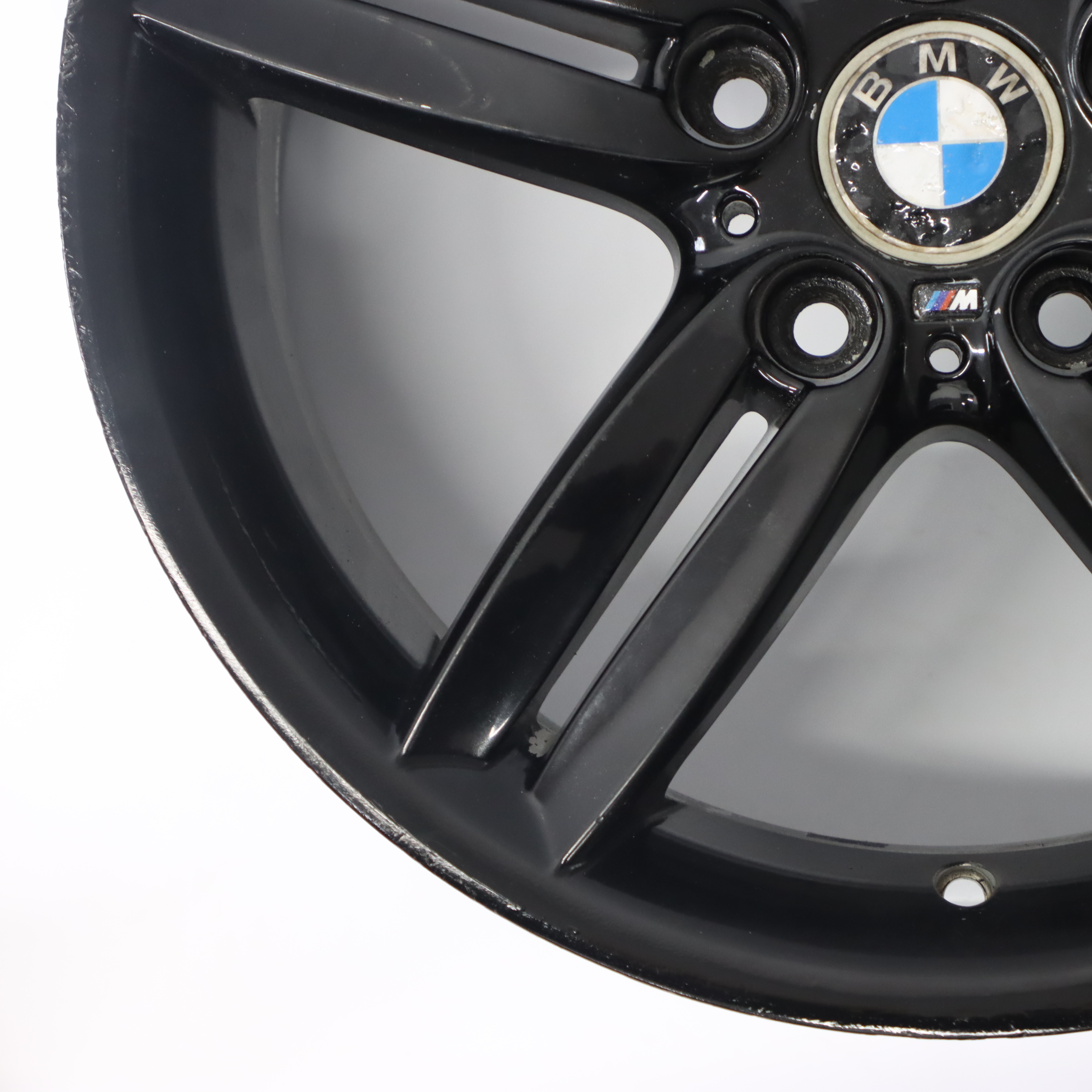 BMW E81 E87 Black Front Alloy Wheel Rim 18" 7,5J M Double Spoke 208