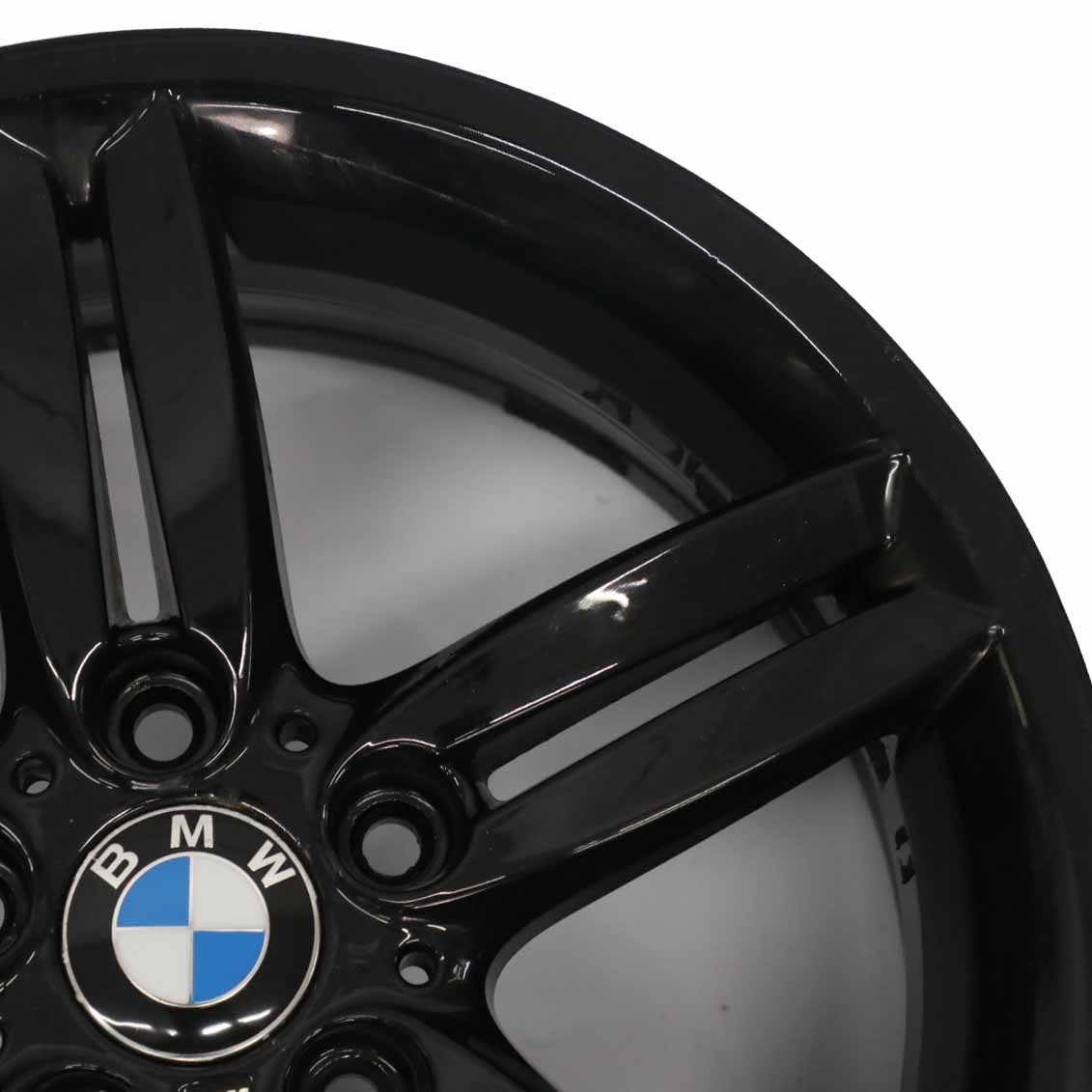 BMW E81 E87 Jante alliage avant noire 18" 7,5J M Double Spoke 208