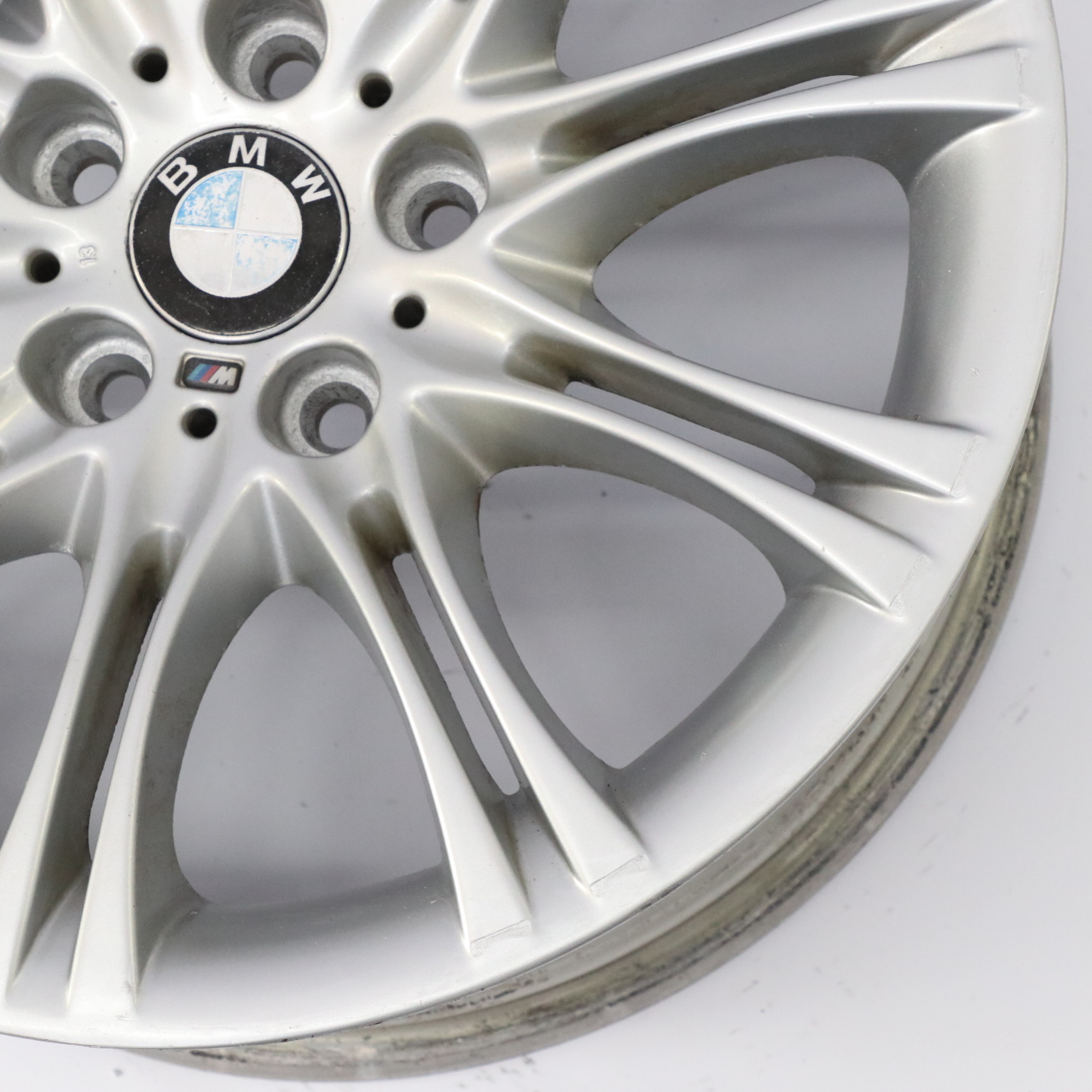 BMW 5 Series E60 E61 Silver Alloy Wheel Rim 18" 8J ET:20 M Double Spoke 135