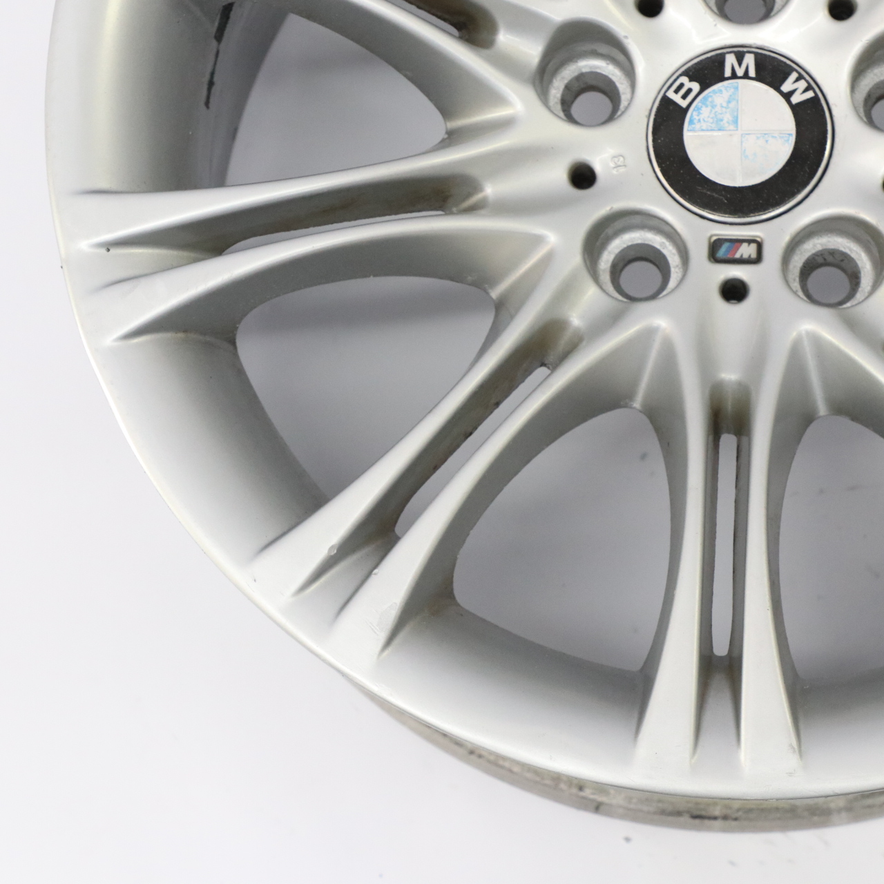 BMW 5 Series E60 E61 Silver Alloy Wheel Rim 18" 8J ET:20 M Double Spoke 135